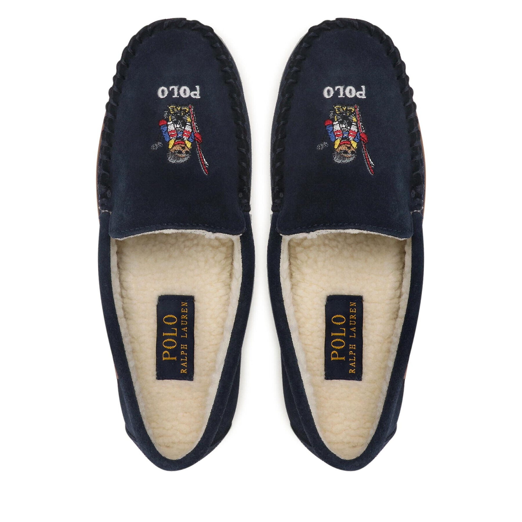 Polo Ralph Lauren Пантофи Collins Bear RF103885 Тъмносин - Pepit.bg