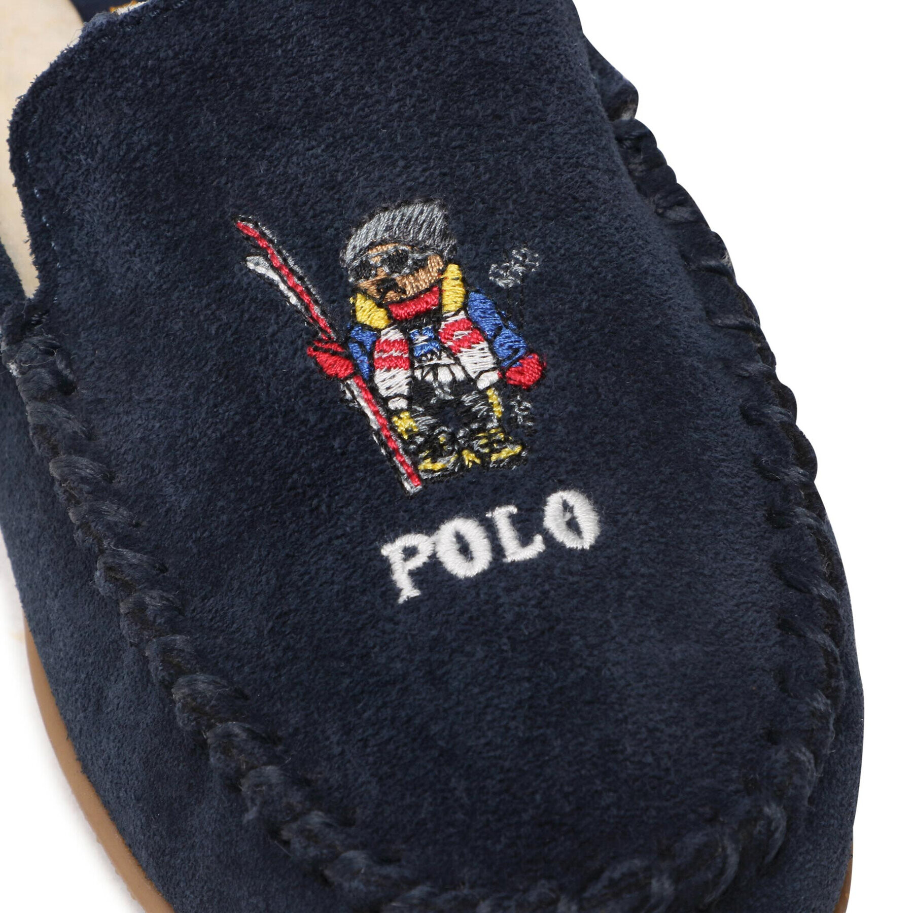Polo Ralph Lauren Пантофи Collins Bear RF103885 Тъмносин - Pepit.bg