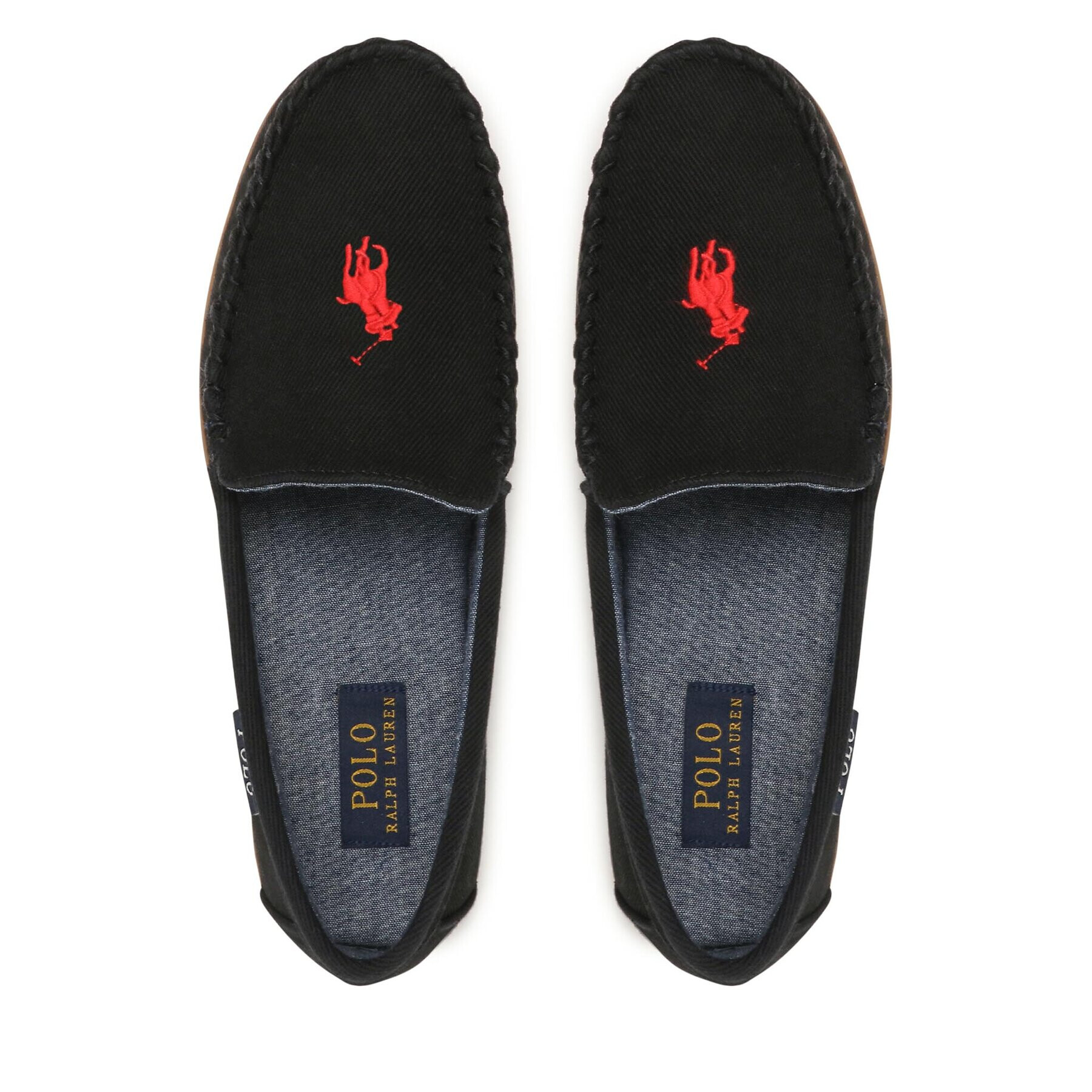 Polo Ralph Lauren Пантофи Collins RF104146 Черен - Pepit.bg