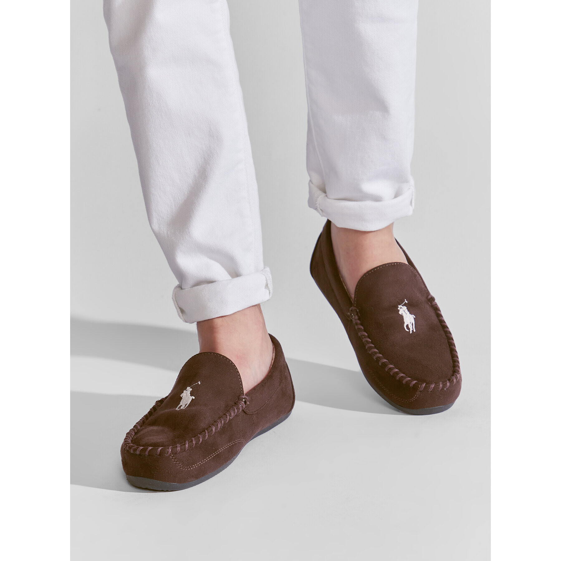 Polo Ralph Lauren Пантофи Declan RF103252 Кафяв - Pepit.bg
