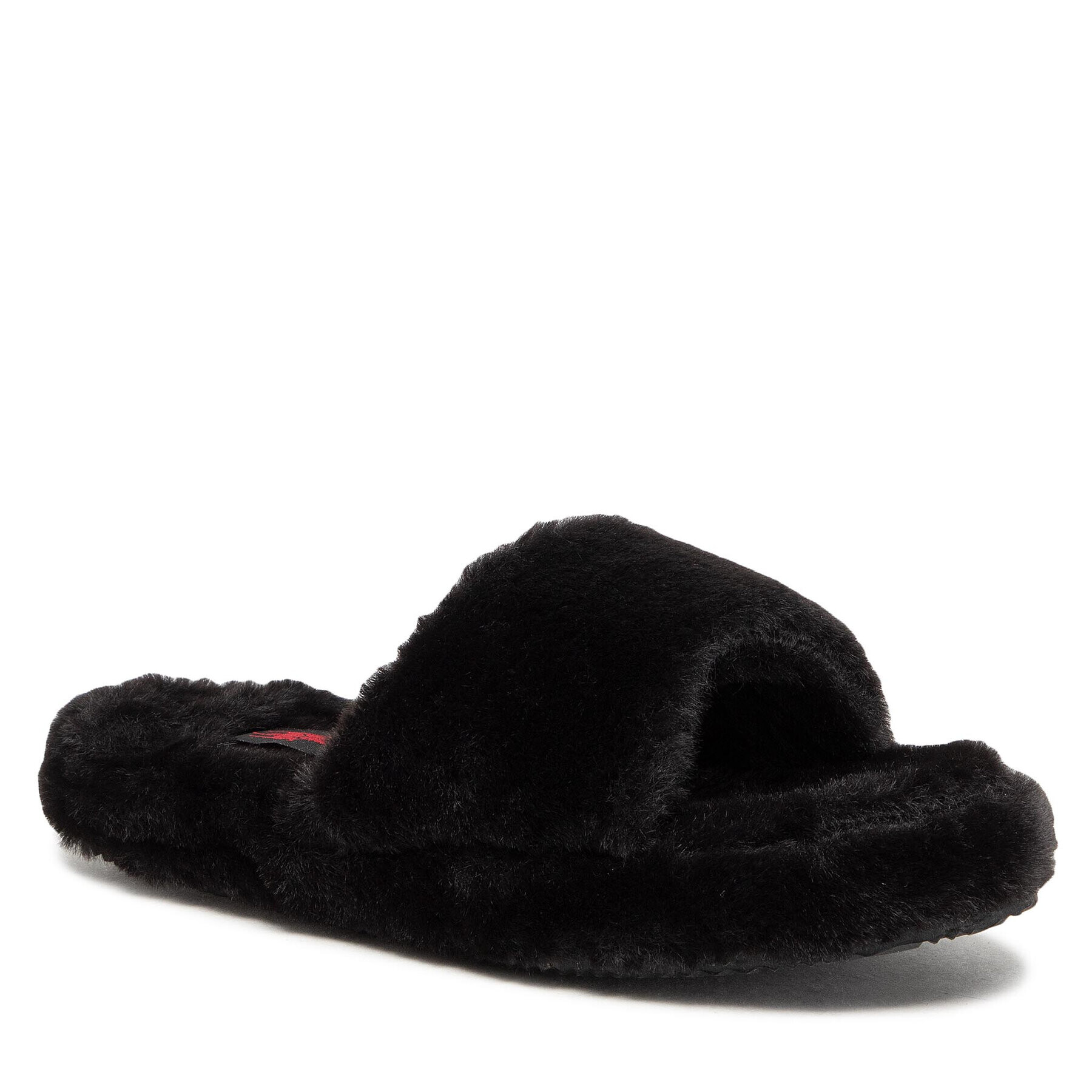 Polo Ralph Lauren Пантофи Fur Slide RF103304 Черен - Pepit.bg