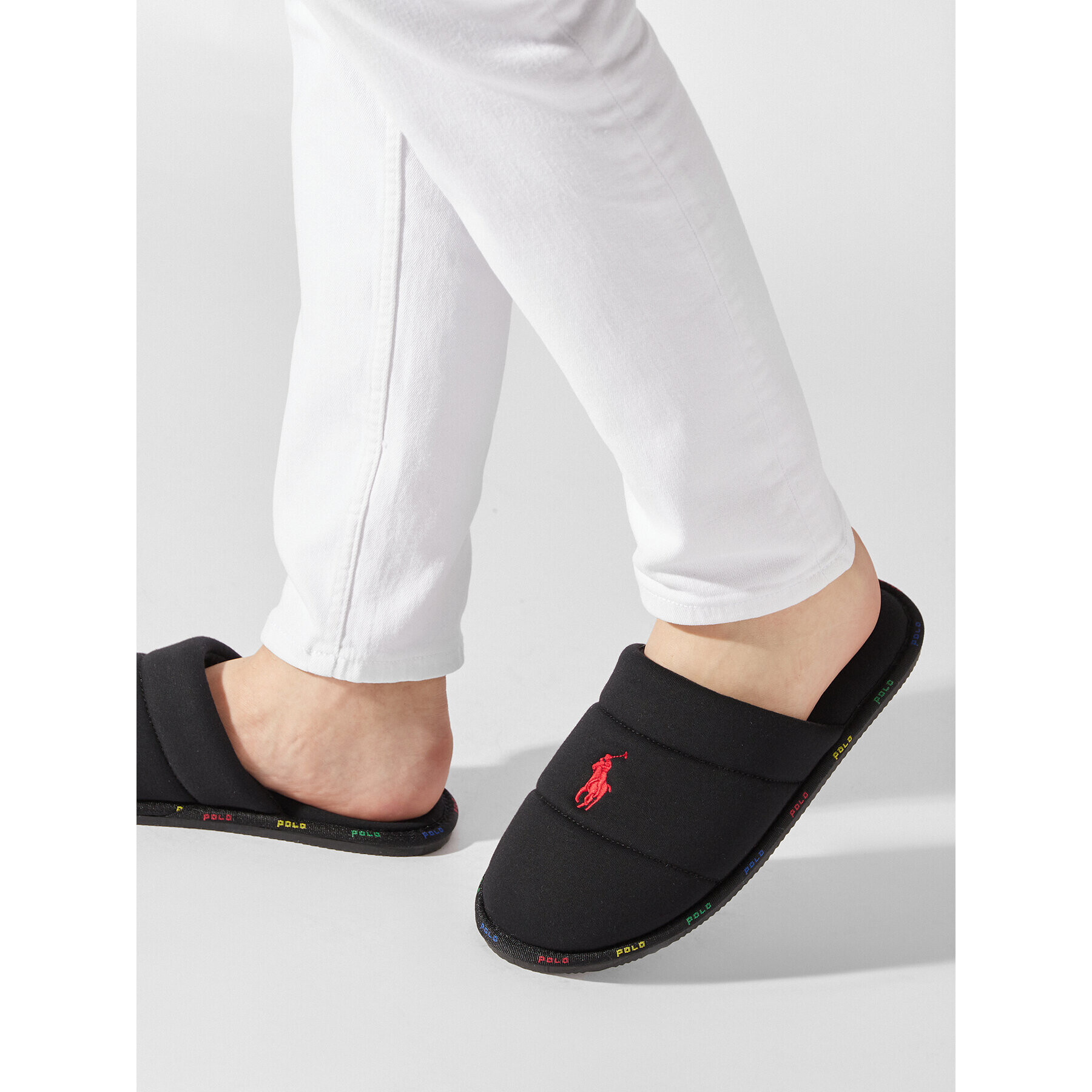 Polo Ralph Lauren Пантофи Klarence RF104142 Черен - Pepit.bg