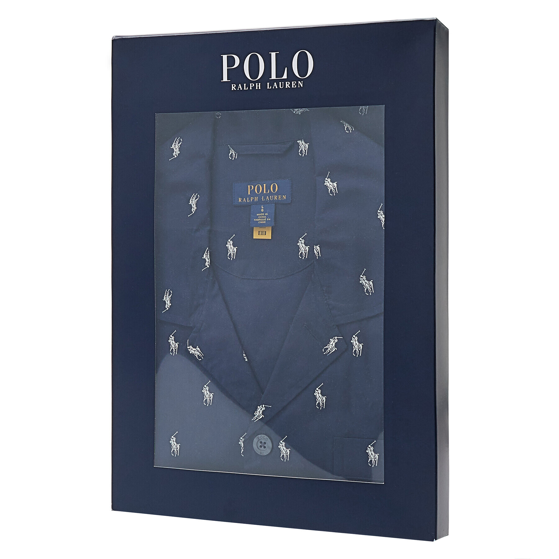 Polo Ralph Lauren Пижама 714899503006 Тъмносин Regular Fit - Pepit.bg