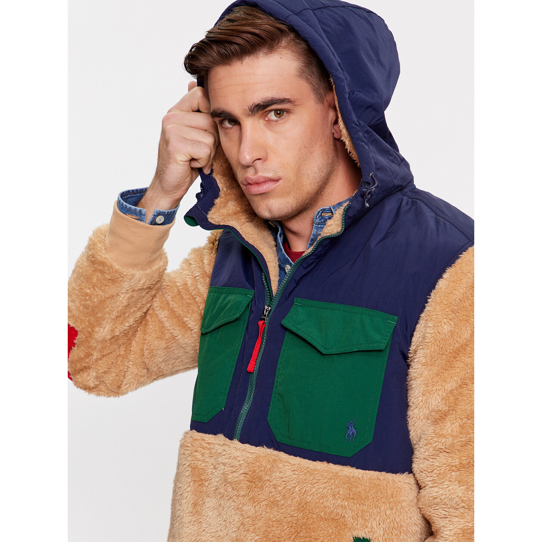 Polo Ralph Lauren Полар 710880442002 Бежов Regular Fit - Pepit.bg