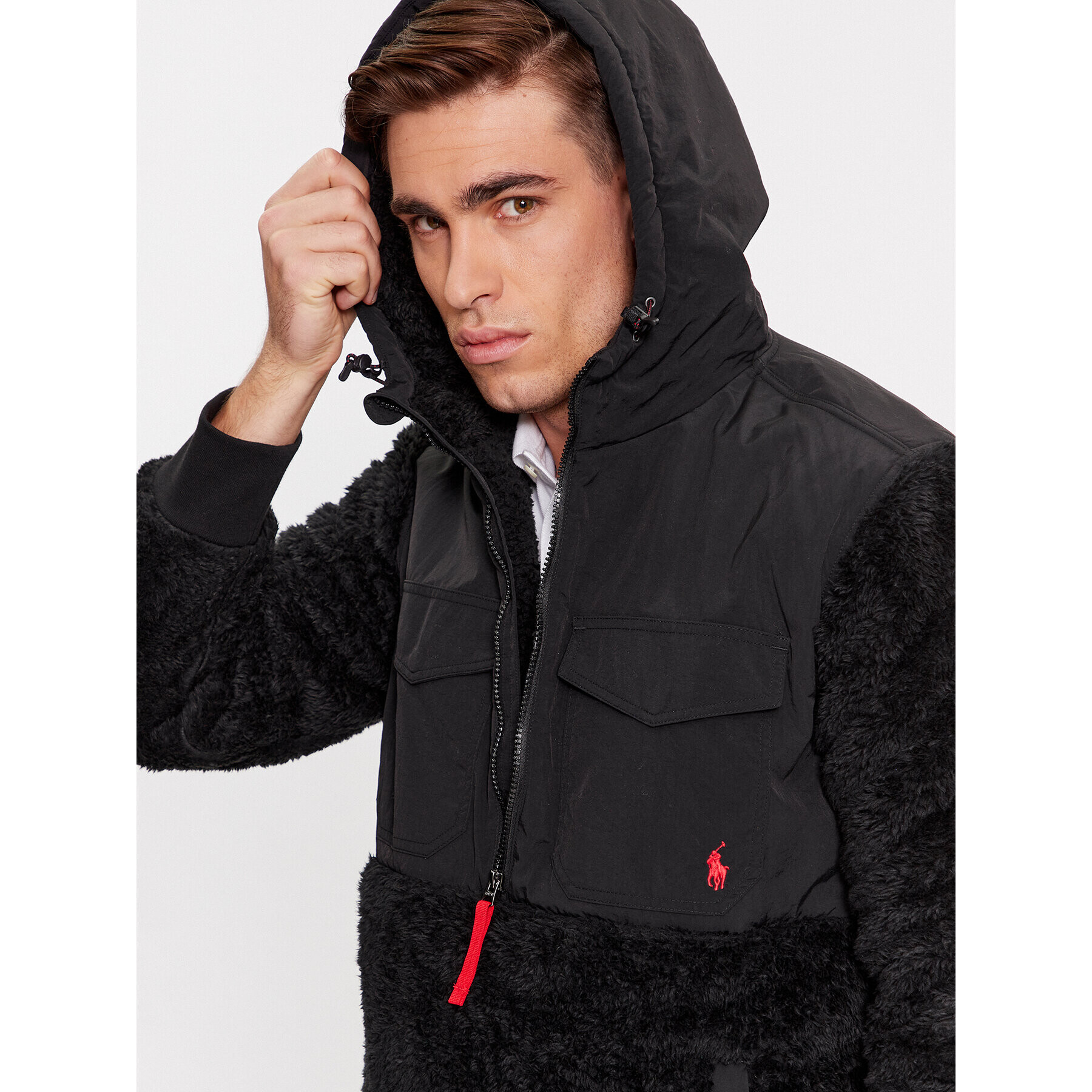 Polo Ralph Lauren Полар 710880442003 Черен Regular Fit - Pepit.bg