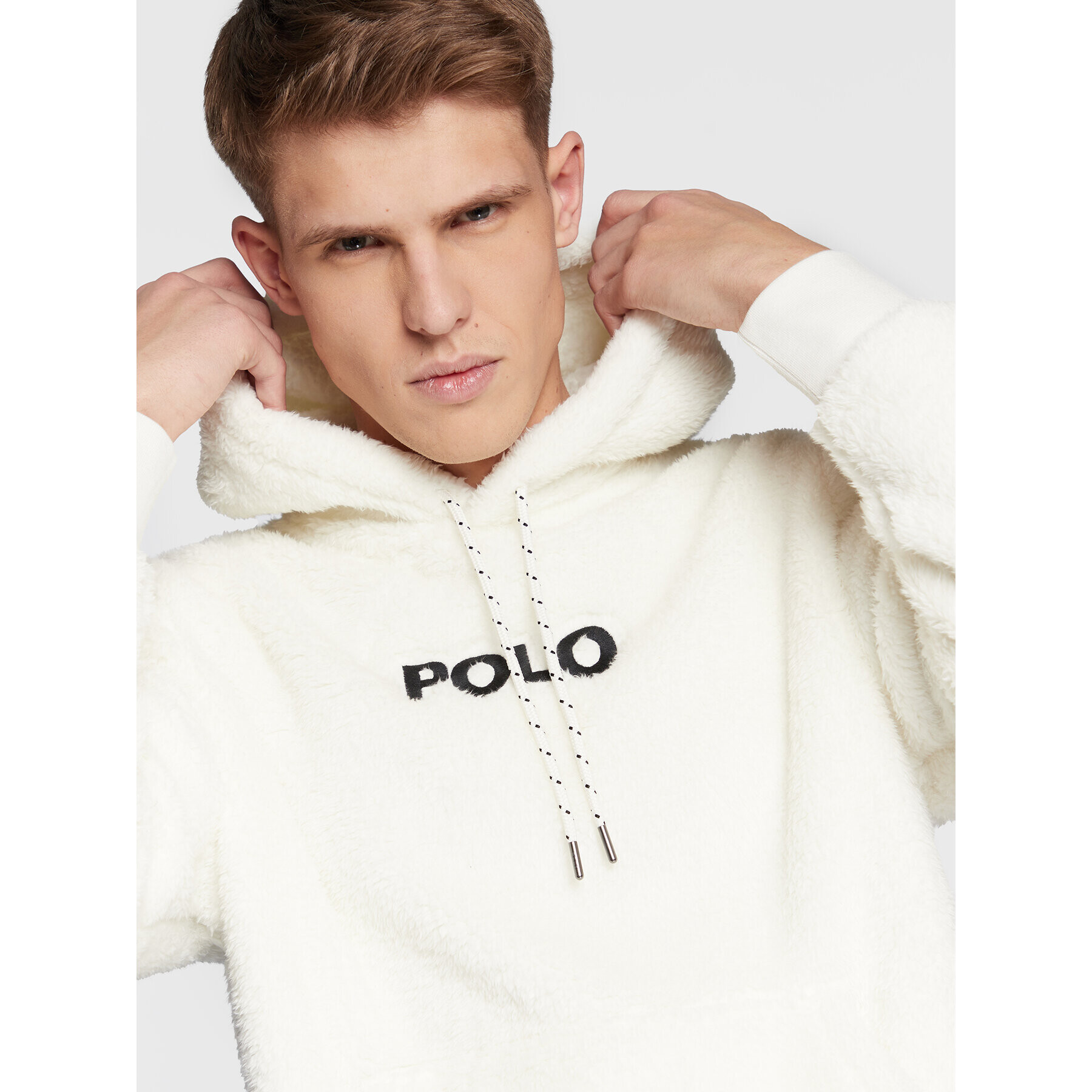 Polo Ralph Lauren Полар 710881757002 Екрю Regular Fit - Pepit.bg