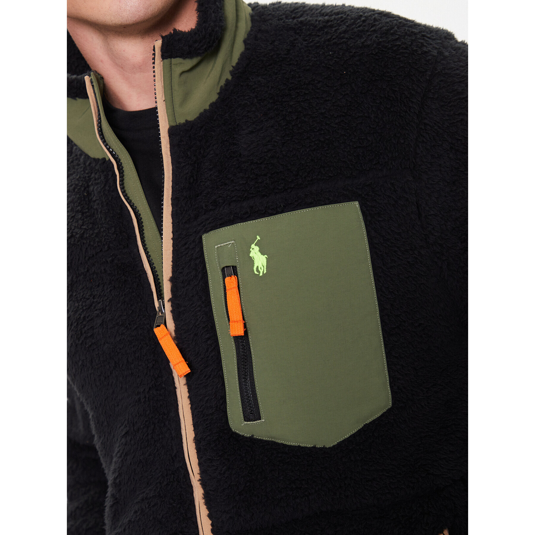 Polo Ralph Lauren Полар 710891063002 Черен Regular Fit - Pepit.bg
