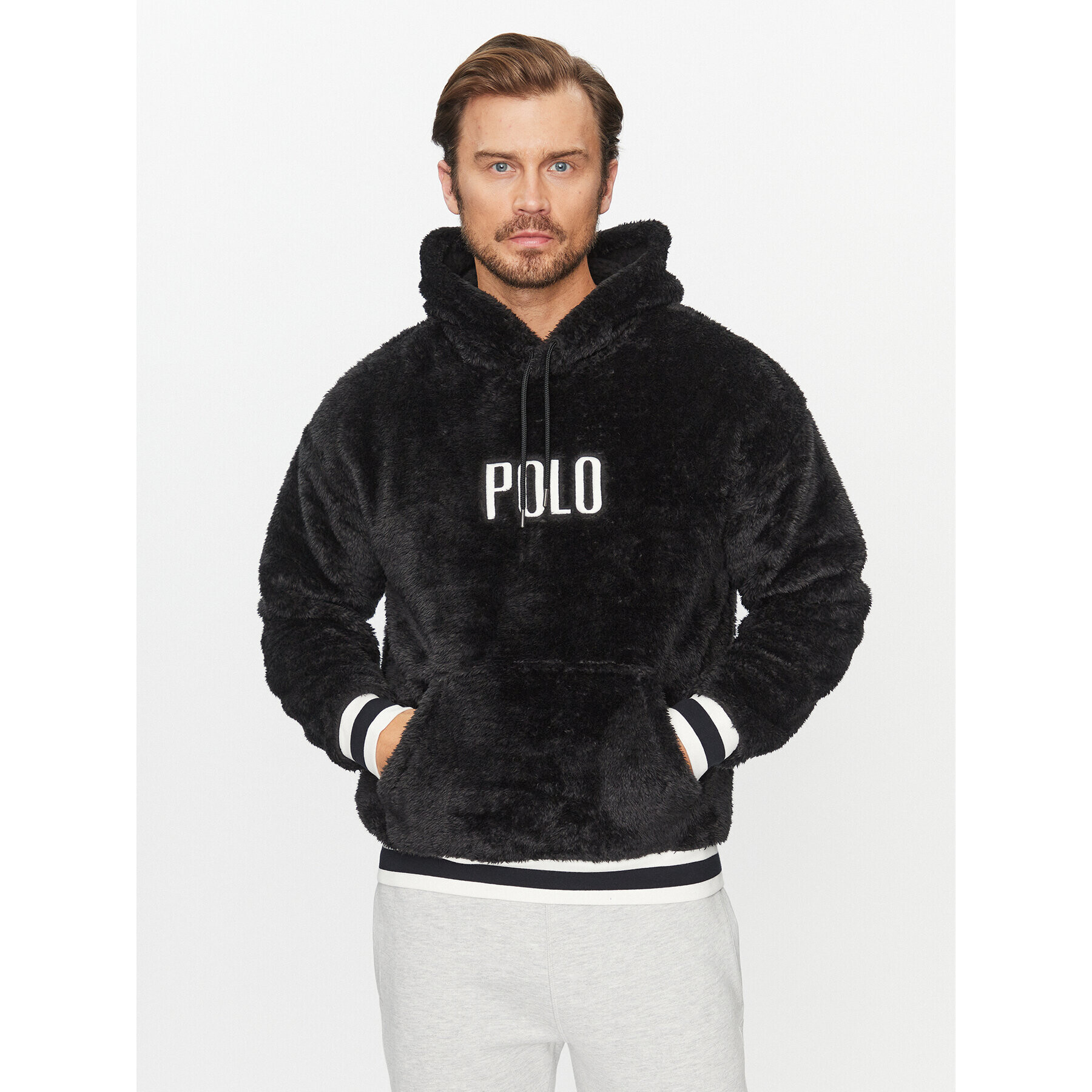 Polo Ralph Lauren Полар 710920251002 Черен Regular Fit - Pepit.bg