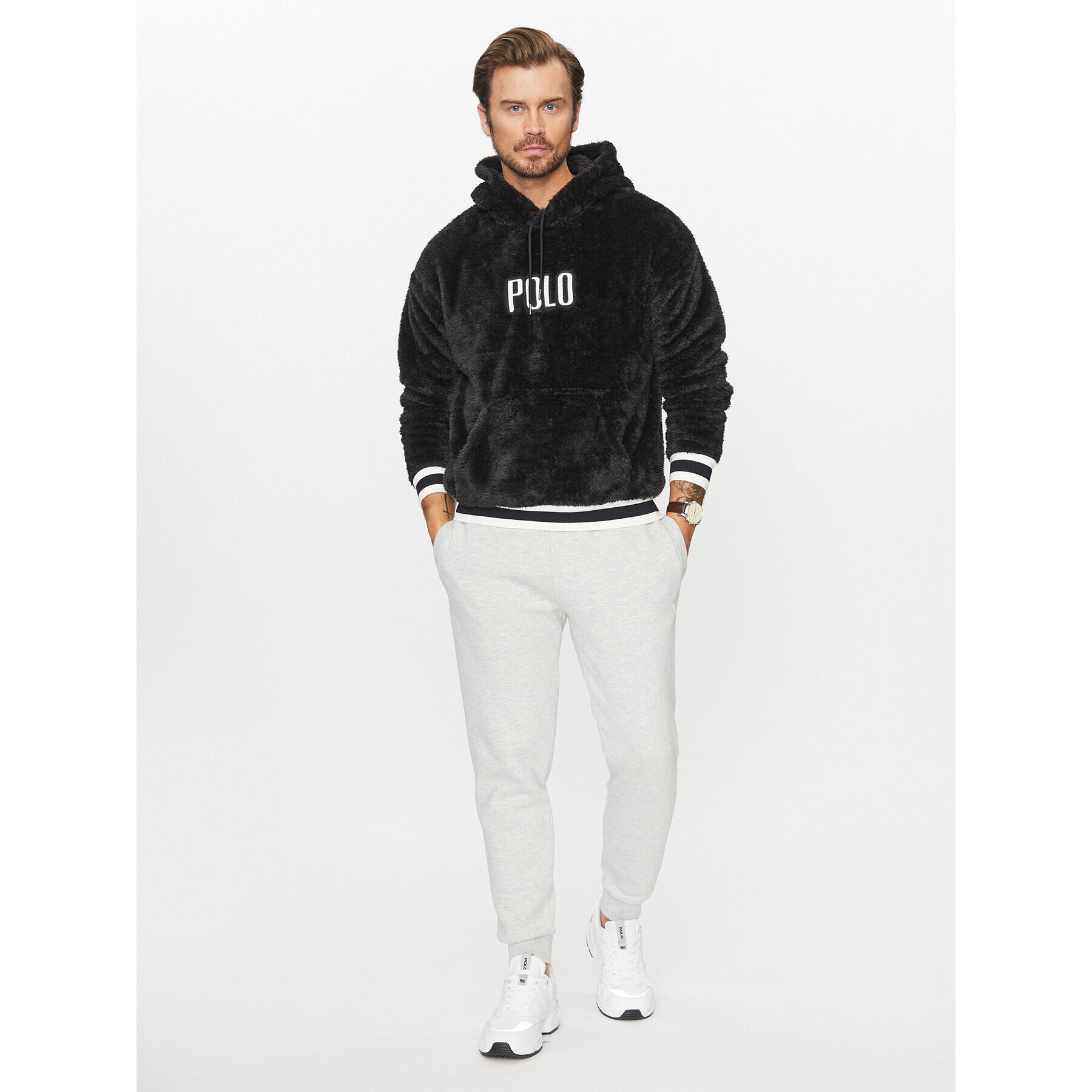 Polo Ralph Lauren Полар 710920251002 Черен Regular Fit - Pepit.bg
