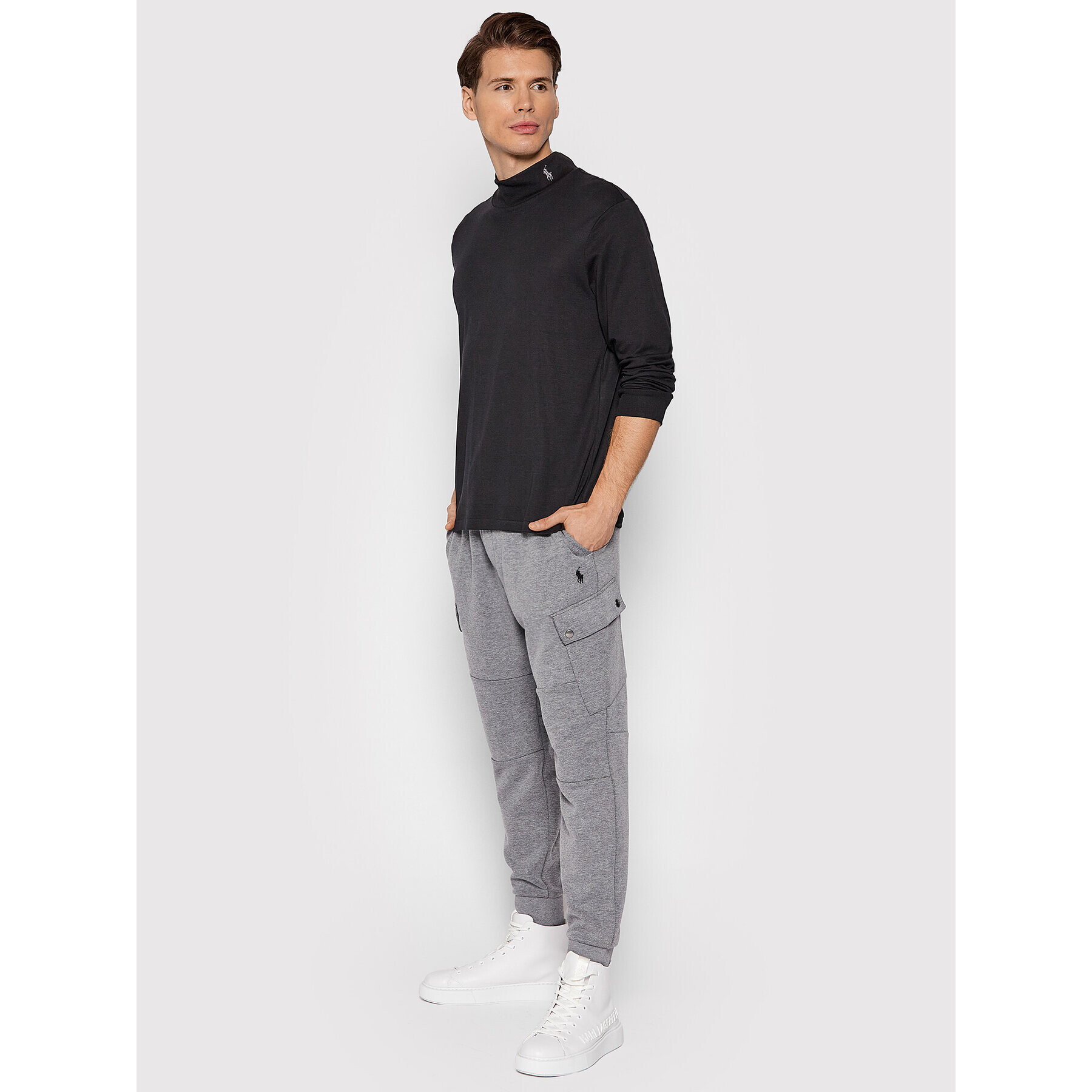 Polo Ralph Lauren Поло Classics 710849518001 Черен Regular Fit - Pepit.bg