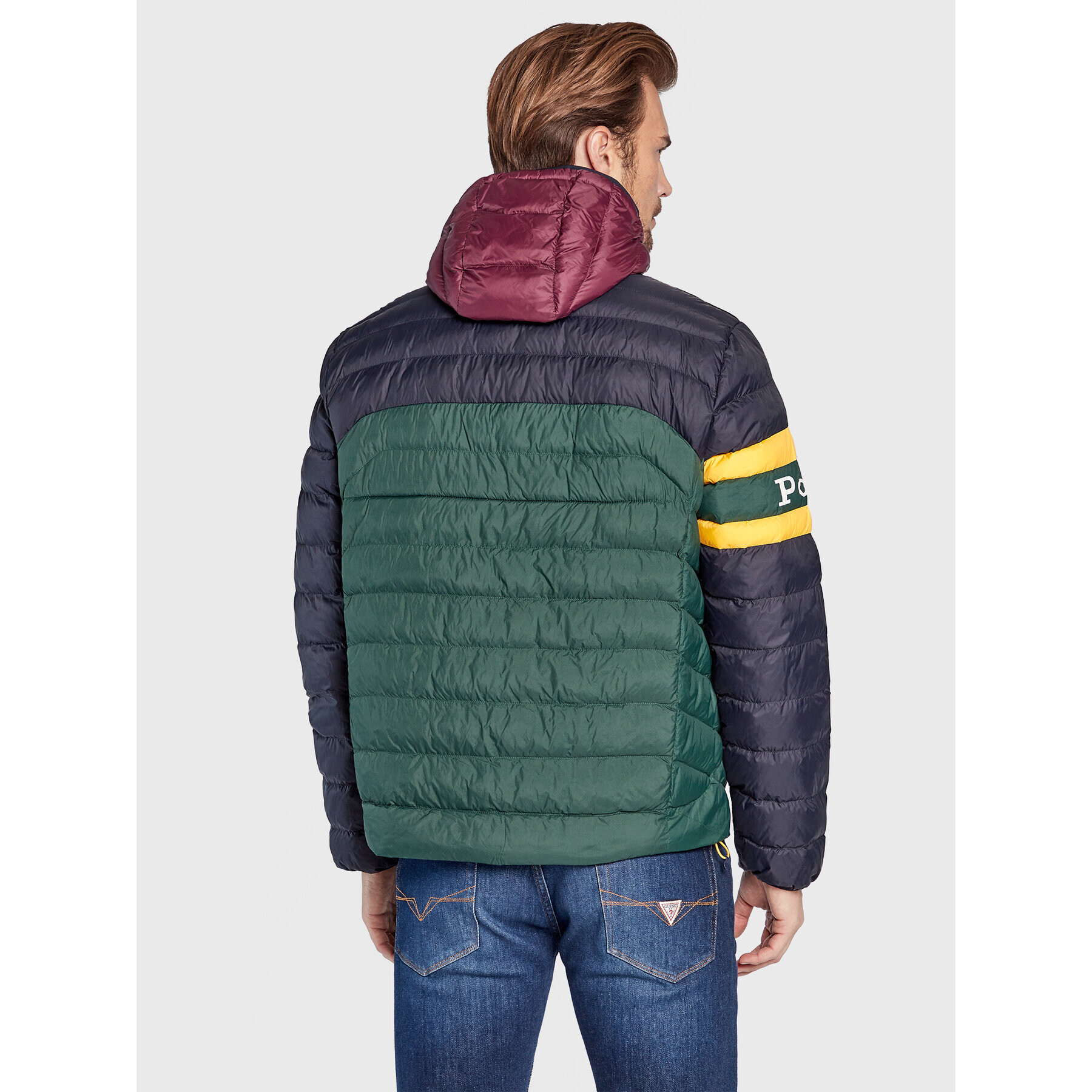 Polo Ralph Lauren Пухено яке 710877580 Зелен Regular Fit - Pepit.bg