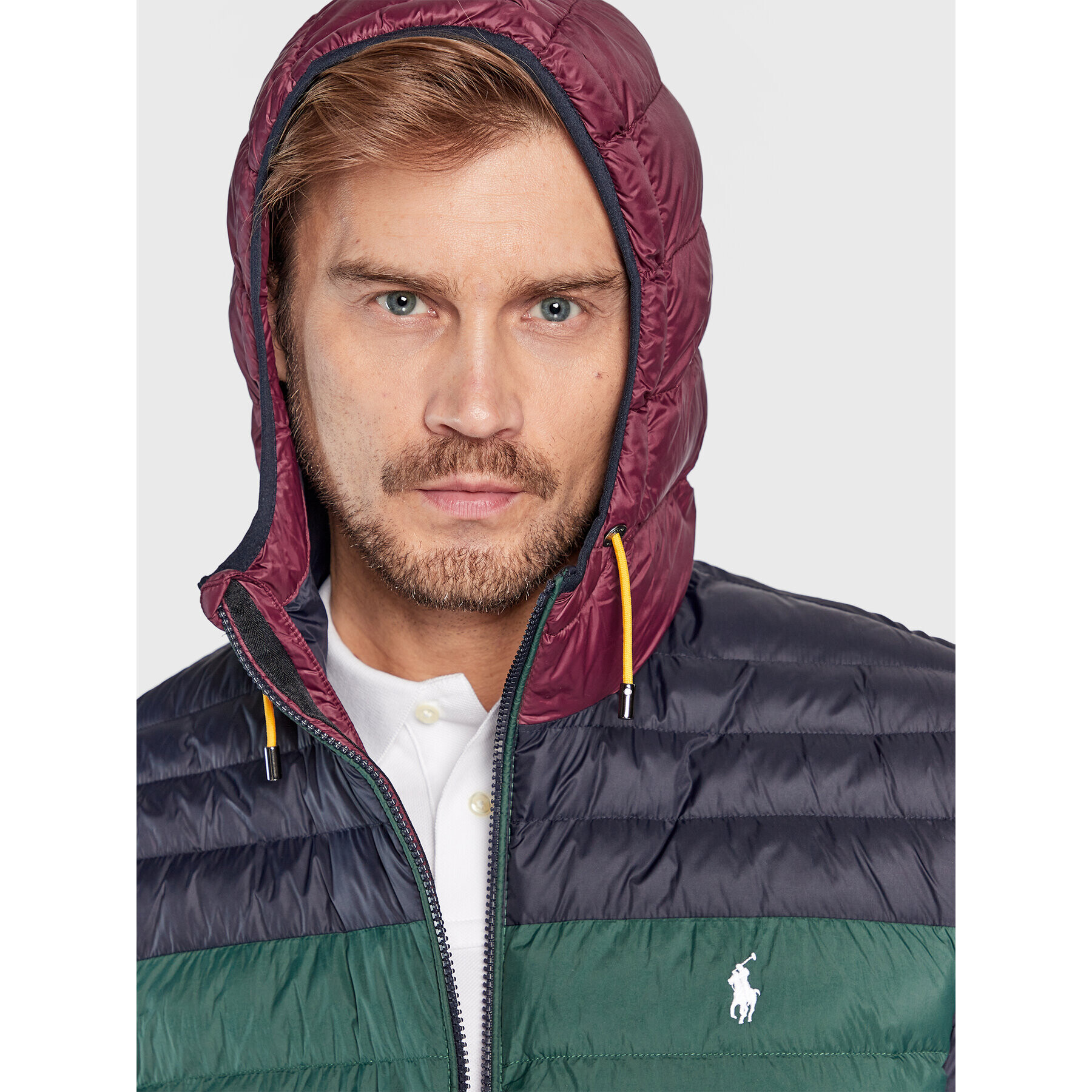Polo Ralph Lauren Пухено яке 710877580 Зелен Regular Fit - Pepit.bg