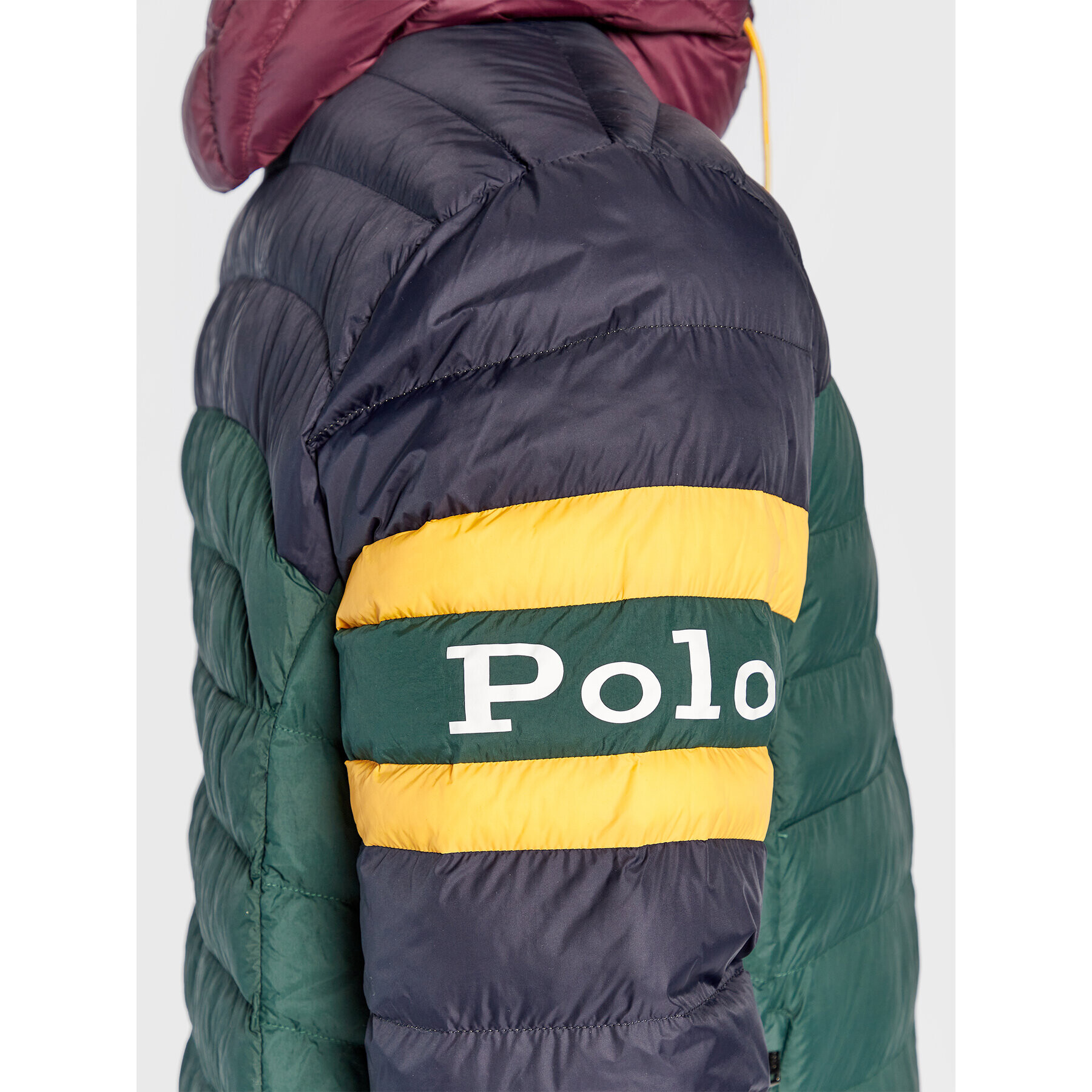 Polo Ralph Lauren Пухено яке 710877580 Зелен Regular Fit - Pepit.bg