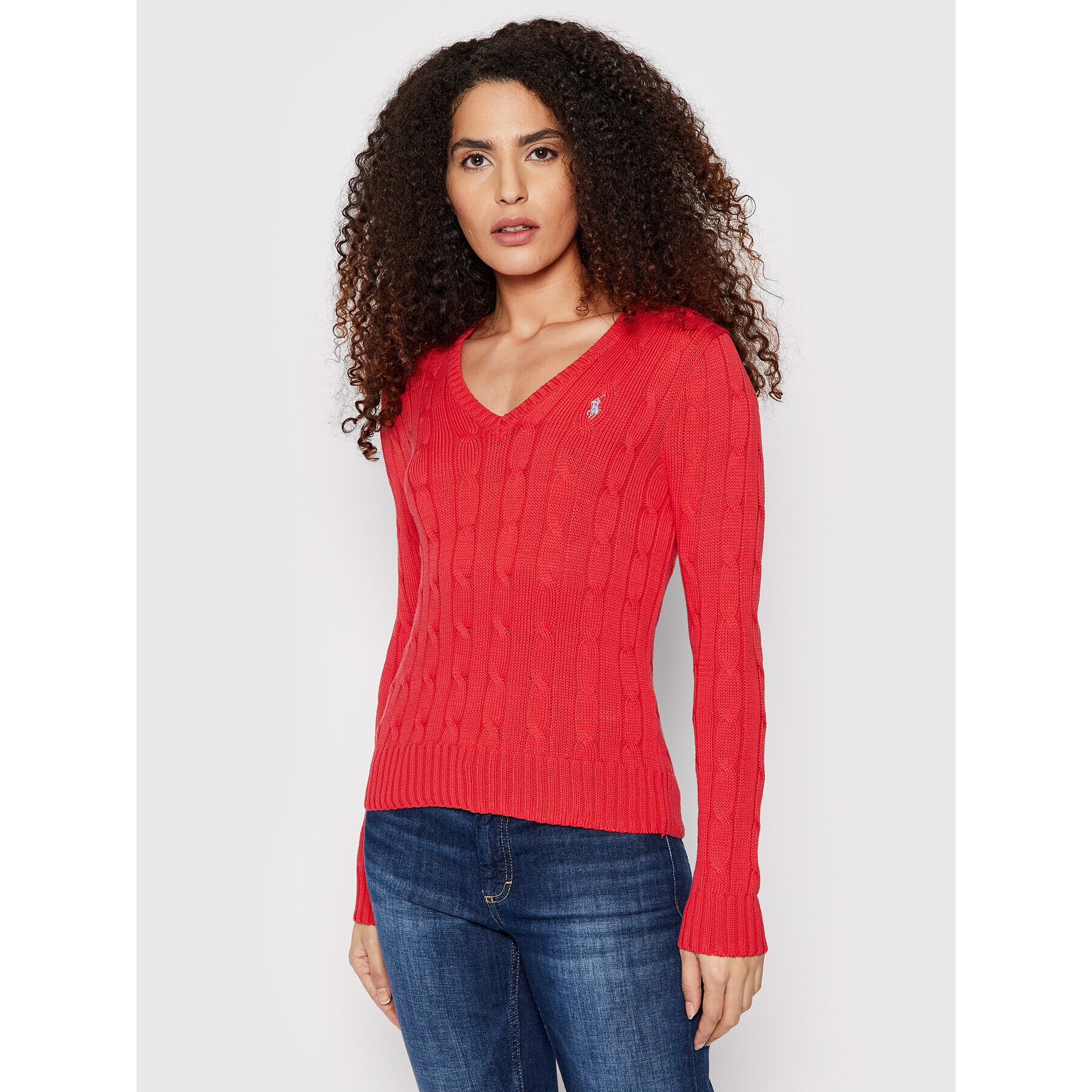 Polo Ralph Lauren Пуловер 211580008077 Червен Regular Fit - Pepit.bg