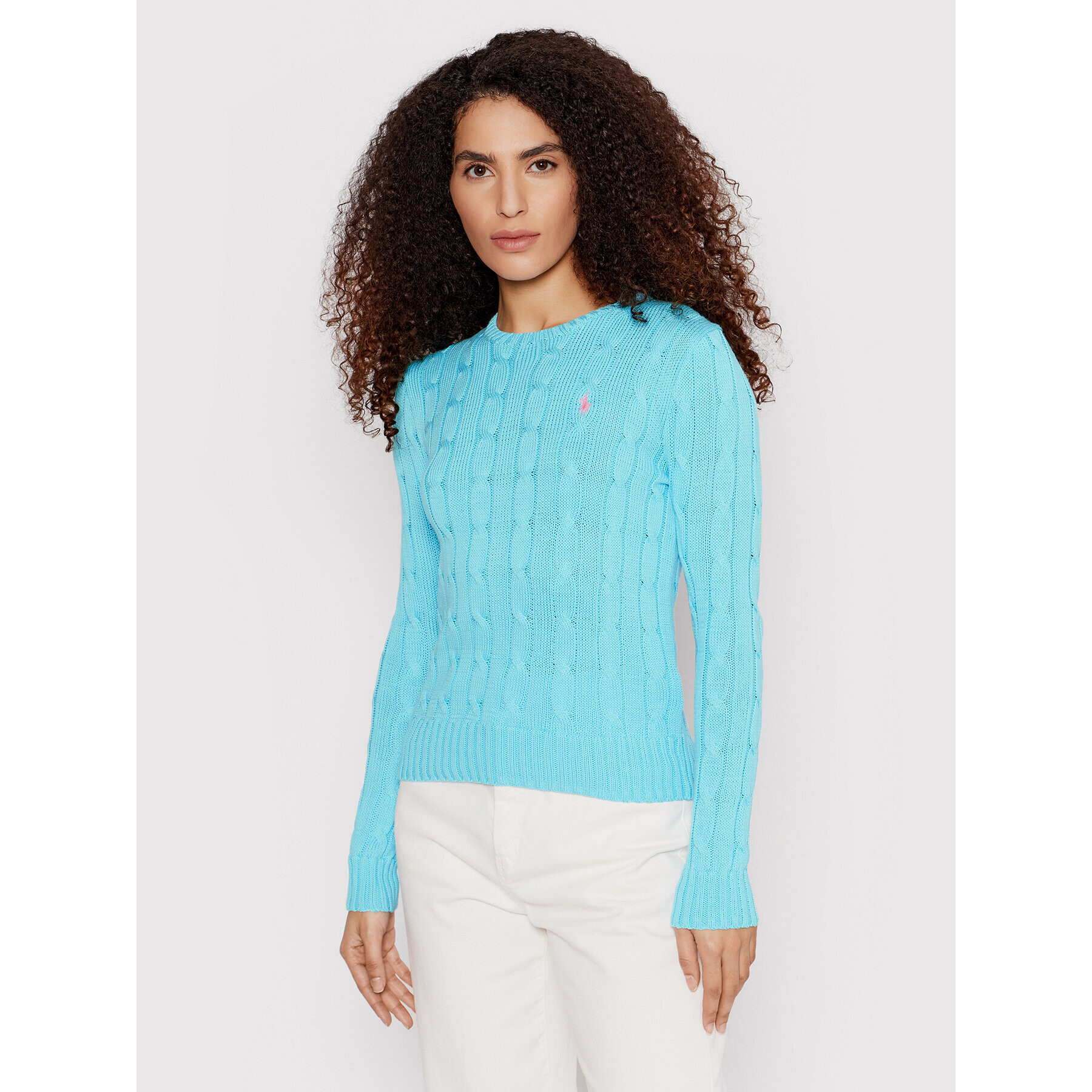 Polo Ralph Lauren Пуловер 211580009101 Син Regular Fit - Pepit.bg
