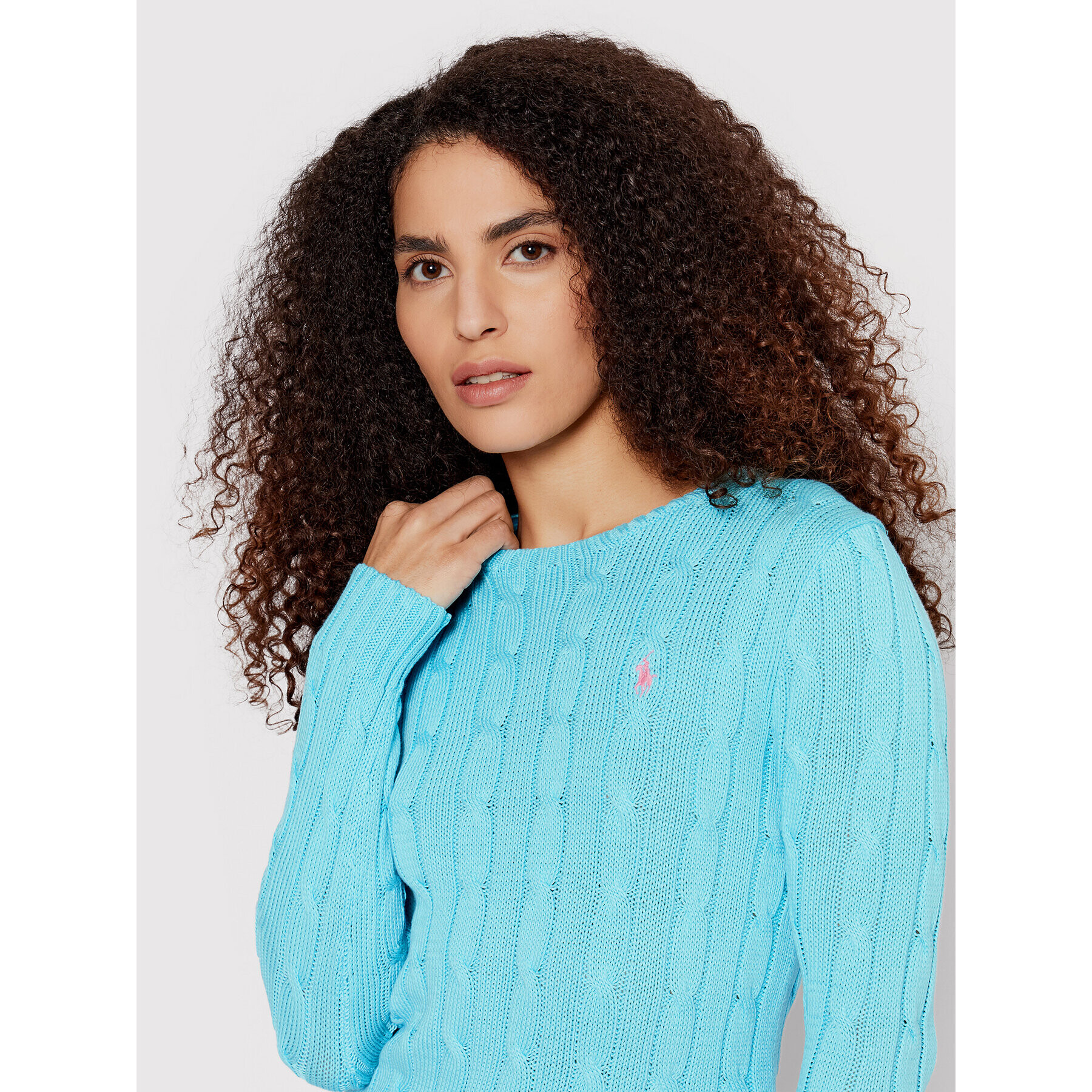 Polo Ralph Lauren Пуловер 211580009101 Син Regular Fit - Pepit.bg