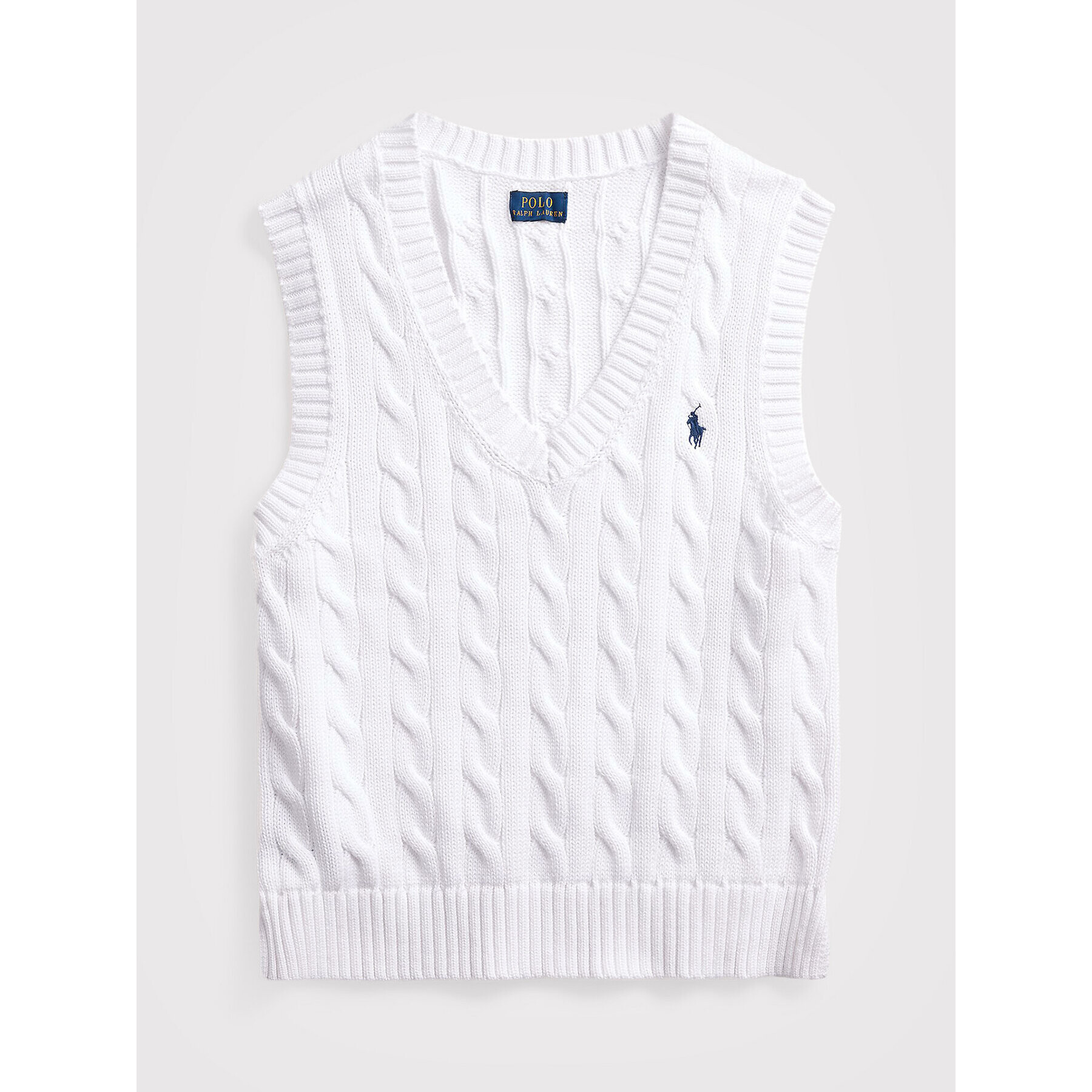 Polo Ralph Lauren Пуловер 211863610001 Бял Regular Fit - Pepit.bg