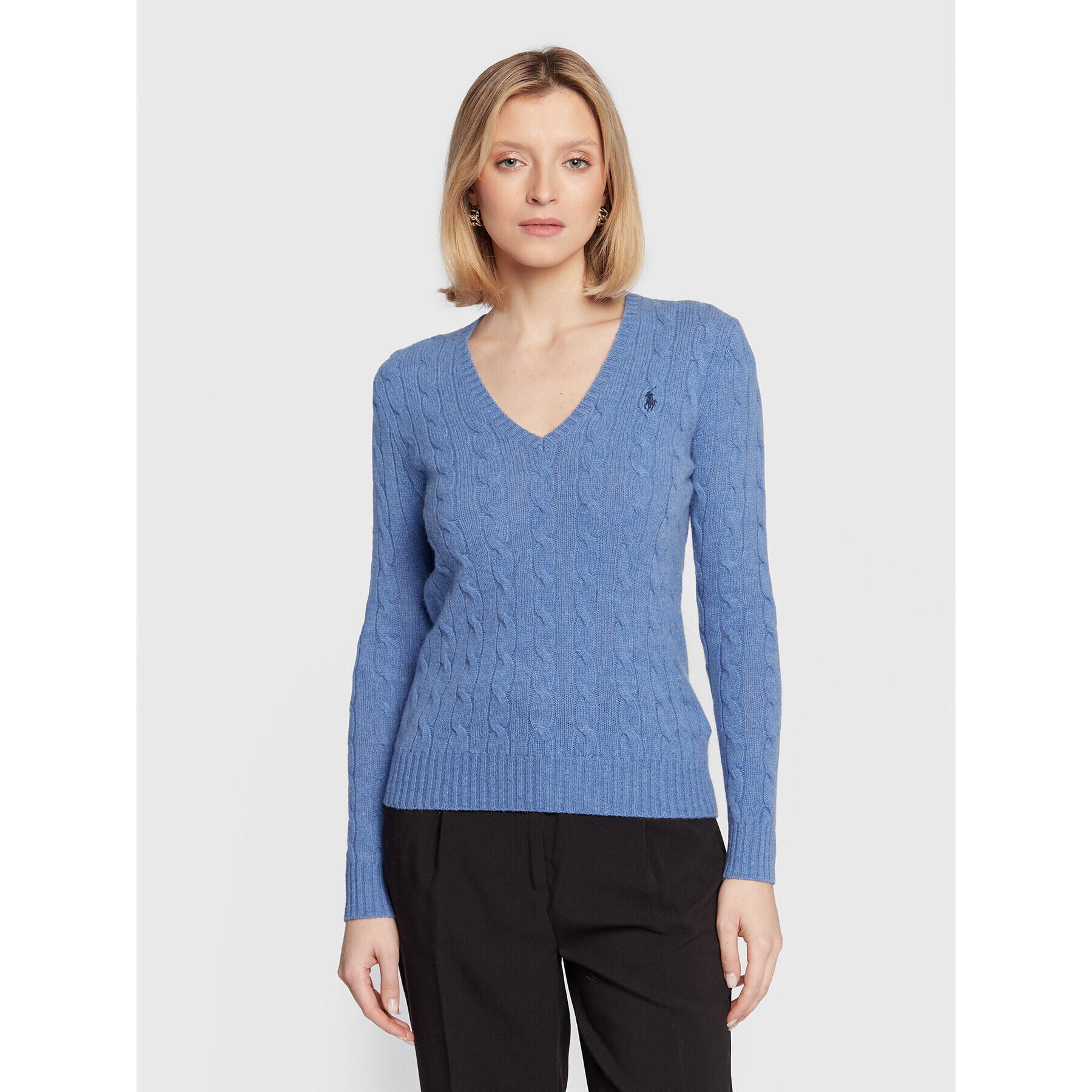 Polo Ralph Lauren Пуловер 211875832001 Син Regular Fit - Pepit.bg