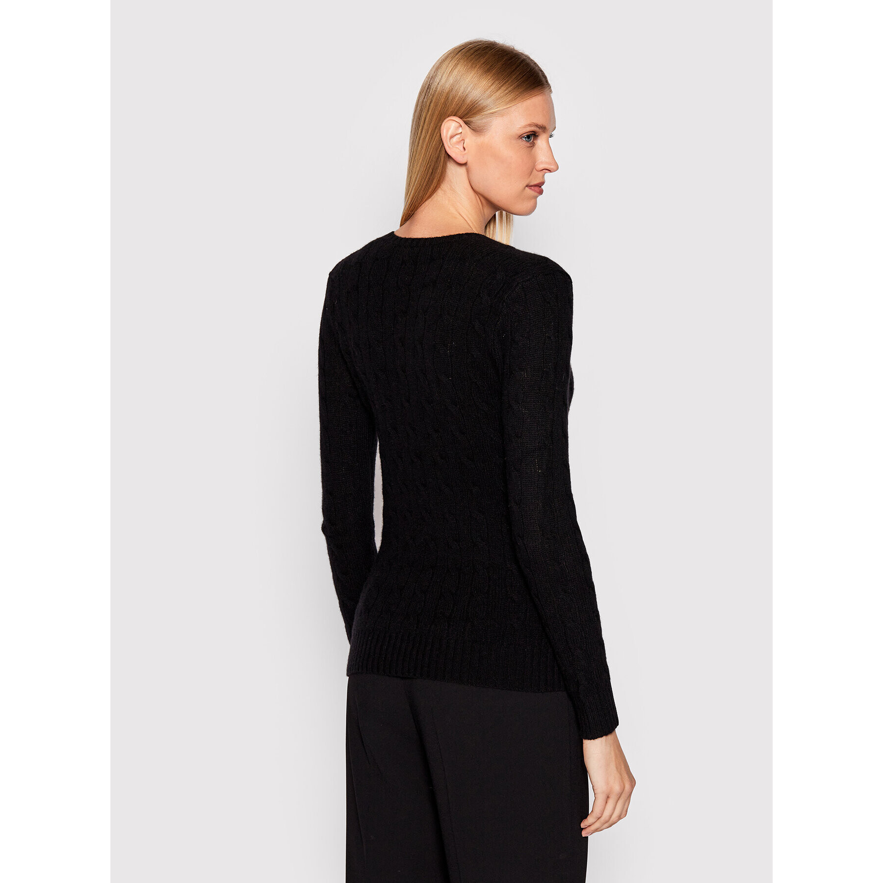 Polo Ralph Lauren Пуловер 211875832004 Черен Regular Fit - Pepit.bg