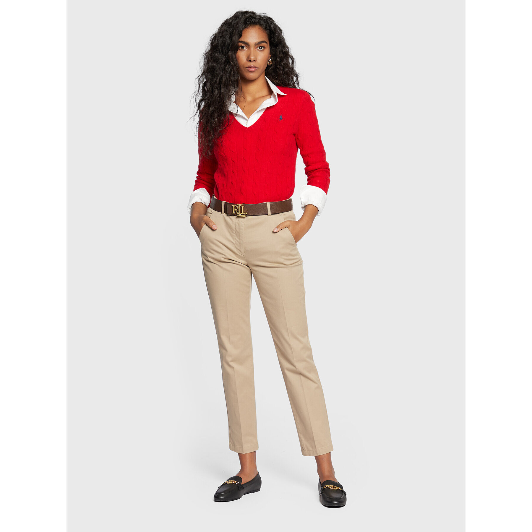 Polo Ralph Lauren Пуловер 211875832011 Червен Regular Fit - Pepit.bg