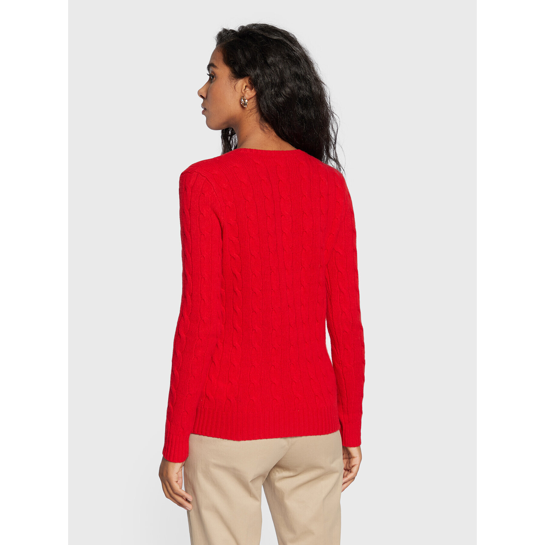 Polo Ralph Lauren Пуловер 211875832011 Червен Regular Fit - Pepit.bg