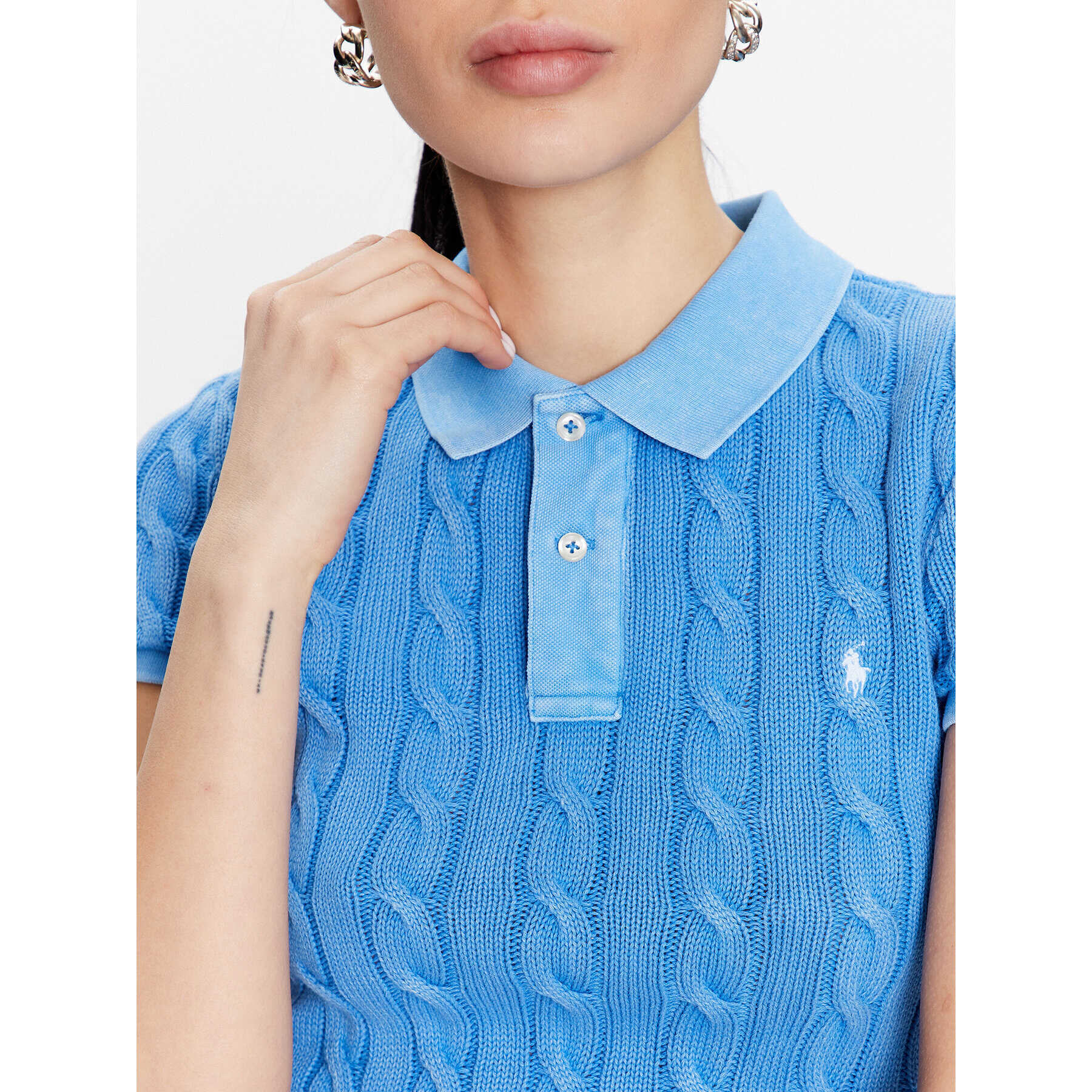 Polo Ralph Lauren Пуловер 211891579003 Син Regular Fit - Pepit.bg