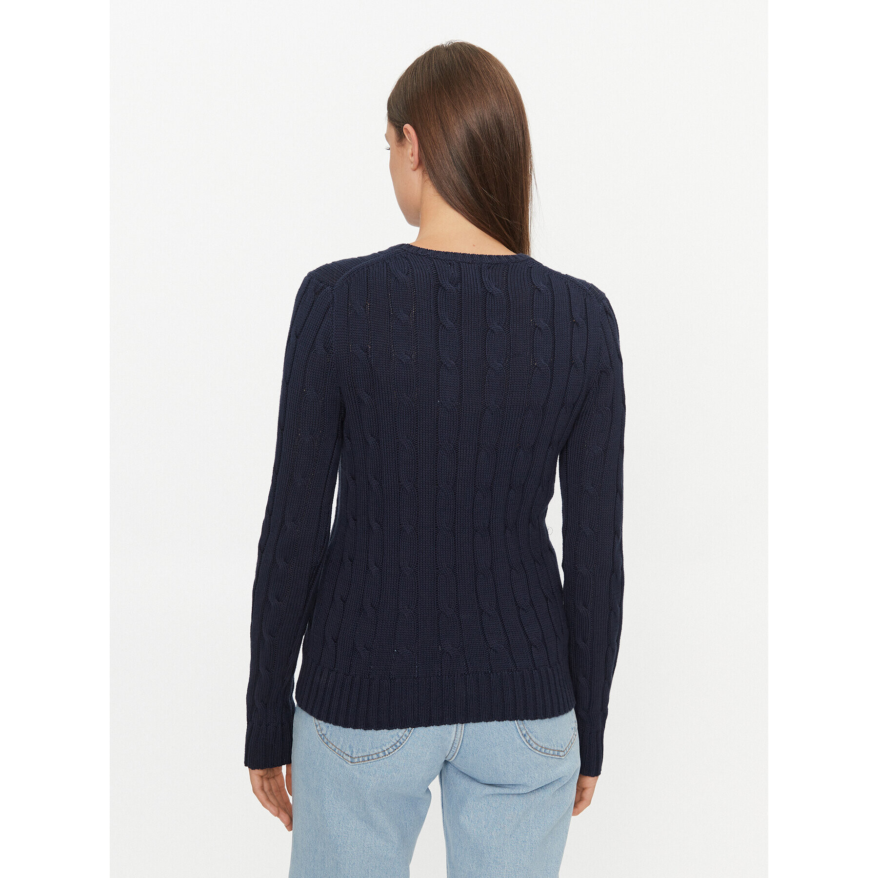 Polo Ralph Lauren Пуловер 211891640002 Син Regular Fit - Pepit.bg