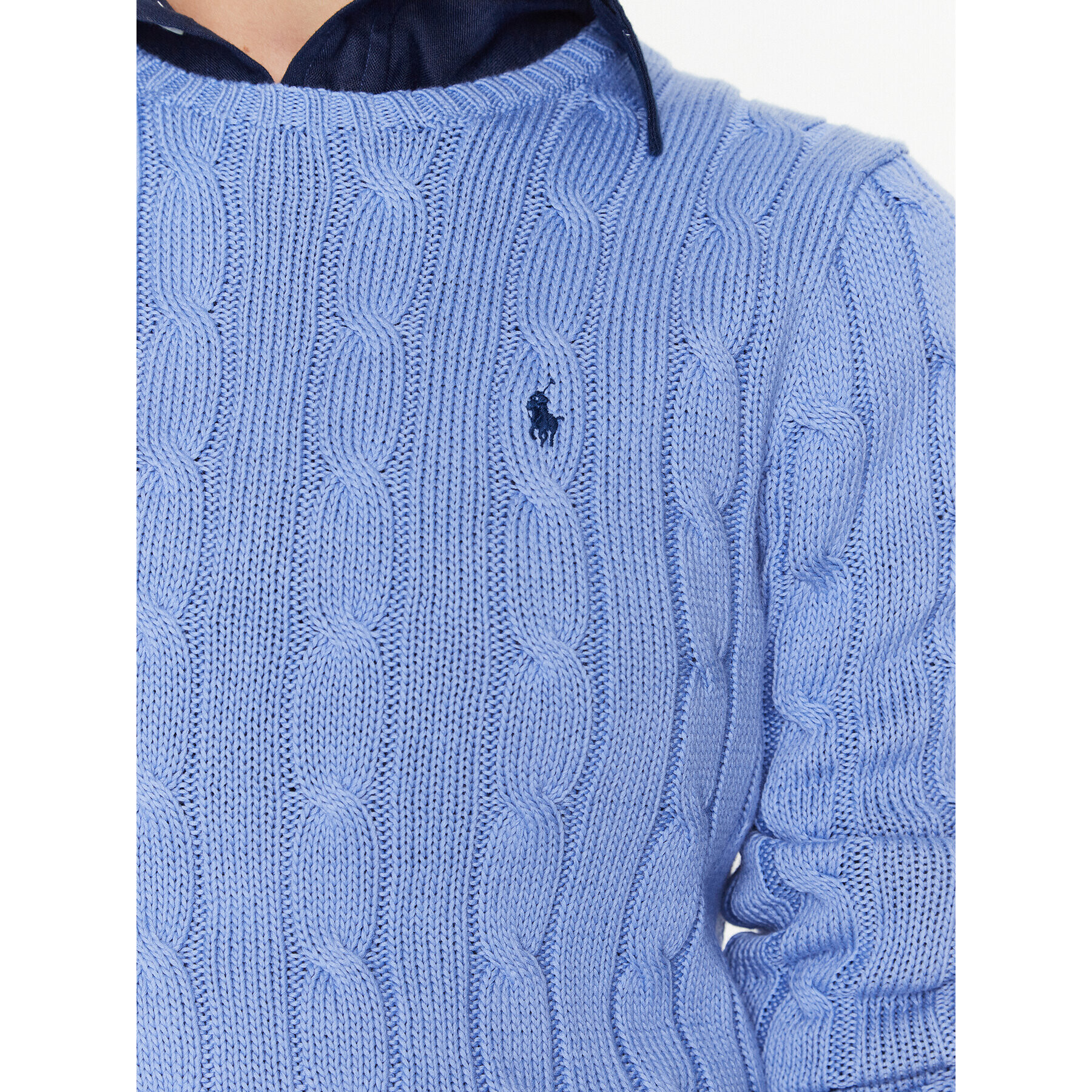 Polo Ralph Lauren Пуловер 211891640003 Син Regular Fit - Pepit.bg