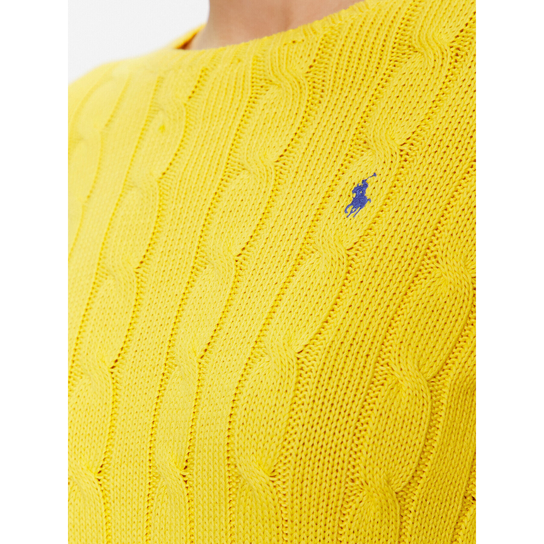 Polo Ralph Lauren Пуловер 211891640007 Жълт Regular Fit - Pepit.bg