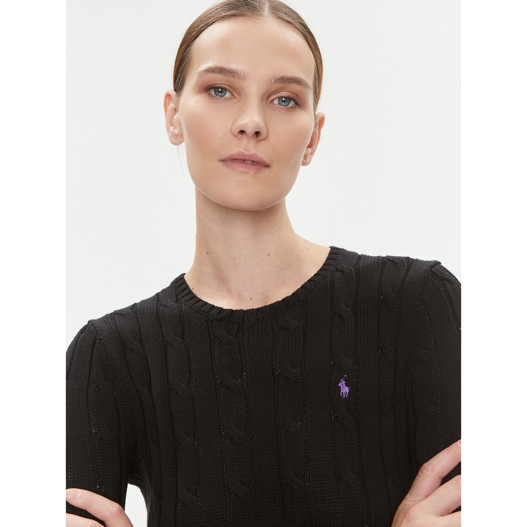 Polo Ralph Lauren Пуловер 211891640011 Черен Regular Fit - Pepit.bg