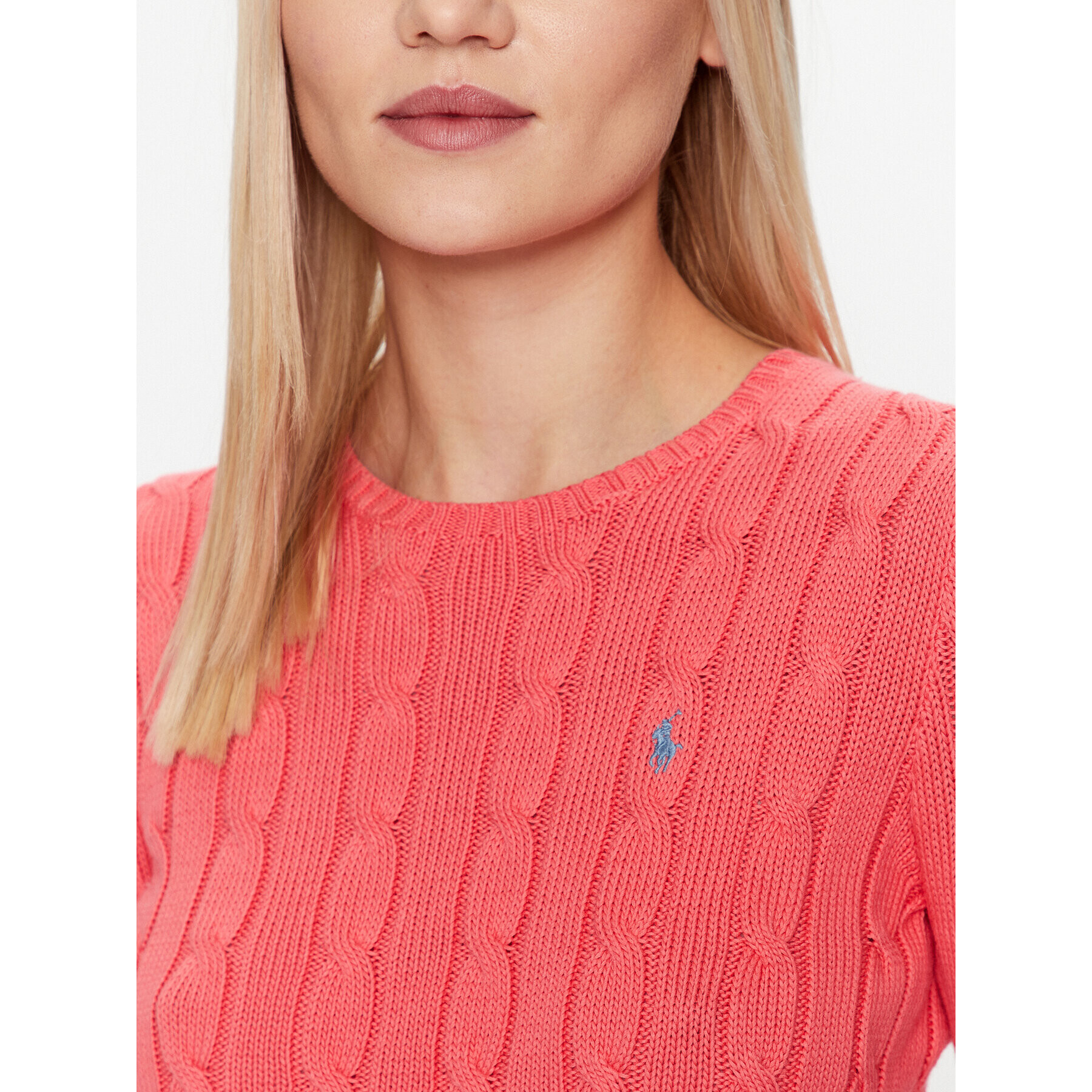 Polo Ralph Lauren Пуловер 211891640014 Розов Regular Fit - Pepit.bg