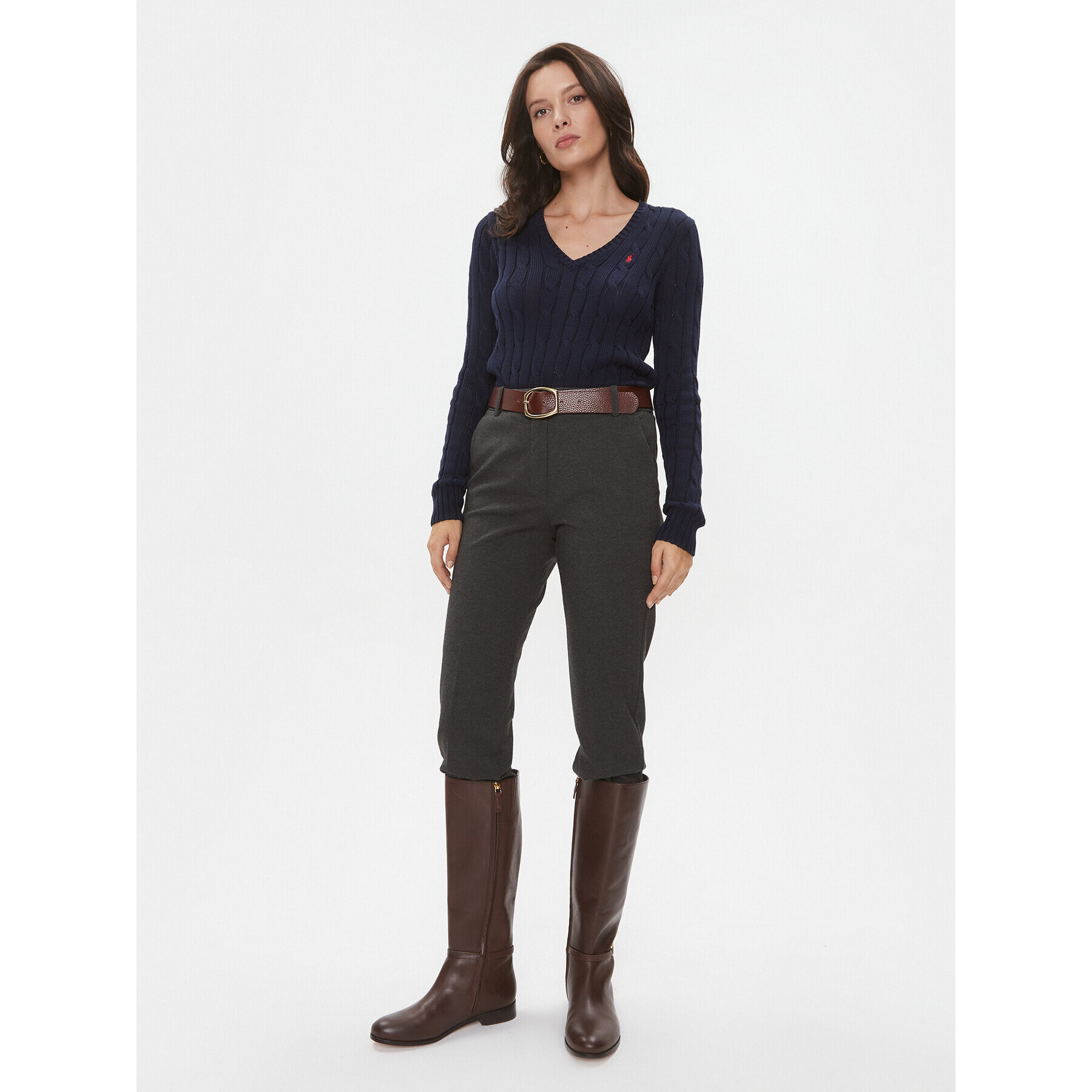 Polo Ralph Lauren Пуловер 211891641002 Син Regular Fit - Pepit.bg