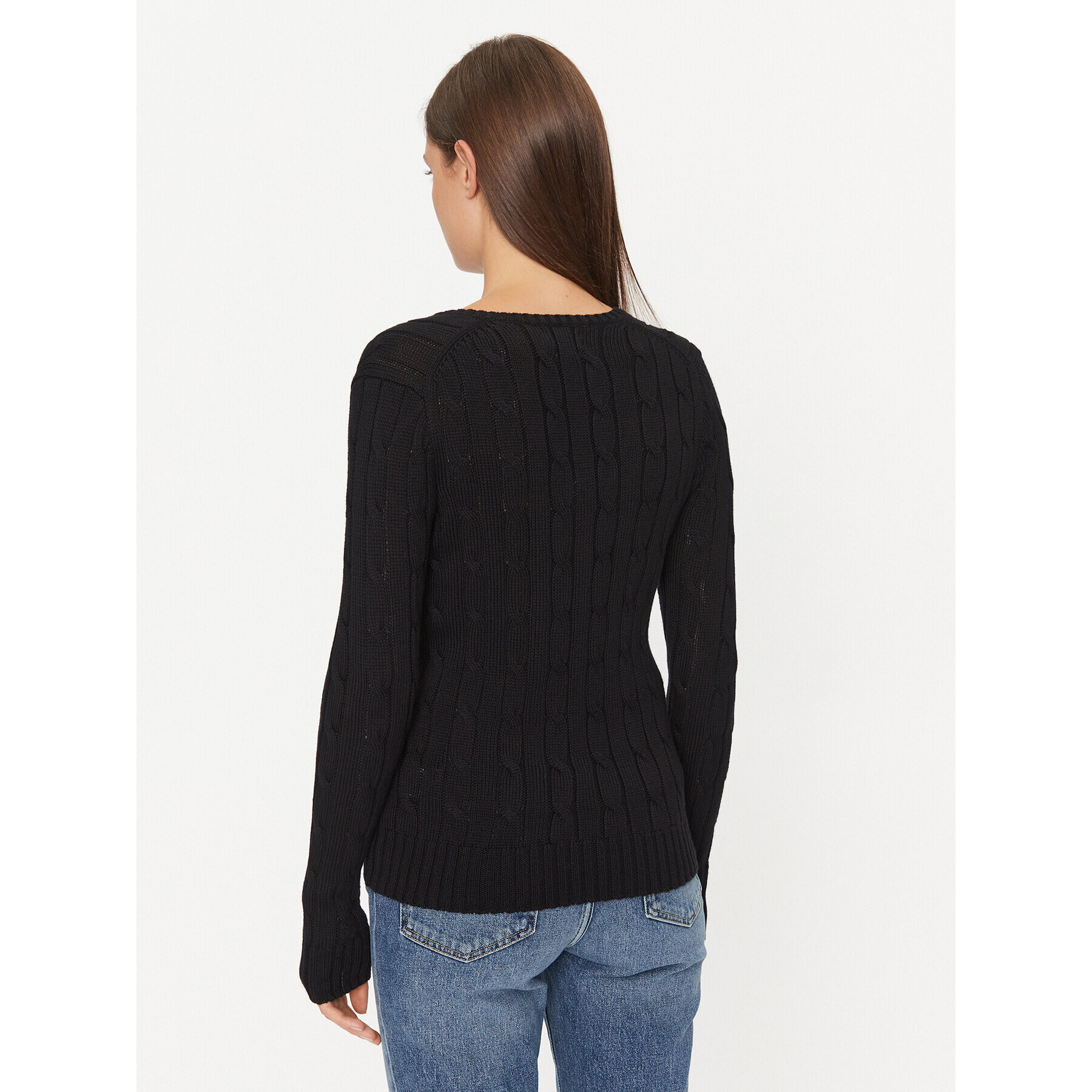 Polo Ralph Lauren Пуловер 211891641010 Черен Regular Fit - Pepit.bg
