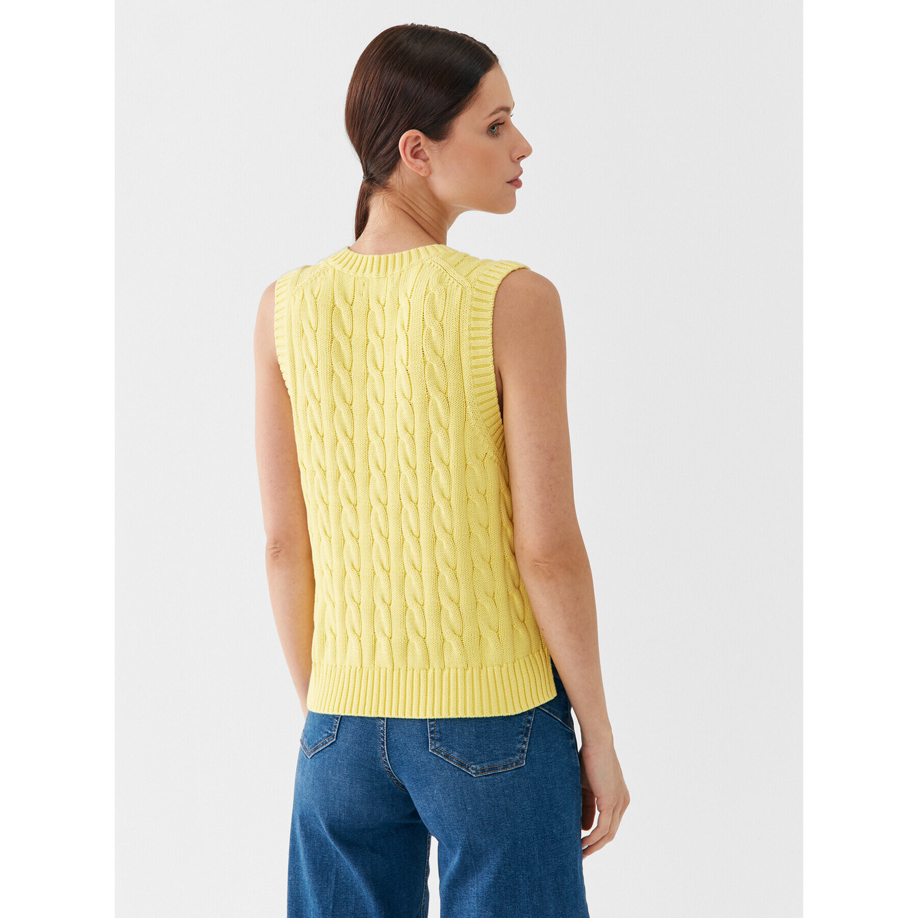 Polo Ralph Lauren Пуловер 211906205002 Жълт Regular Fit - Pepit.bg