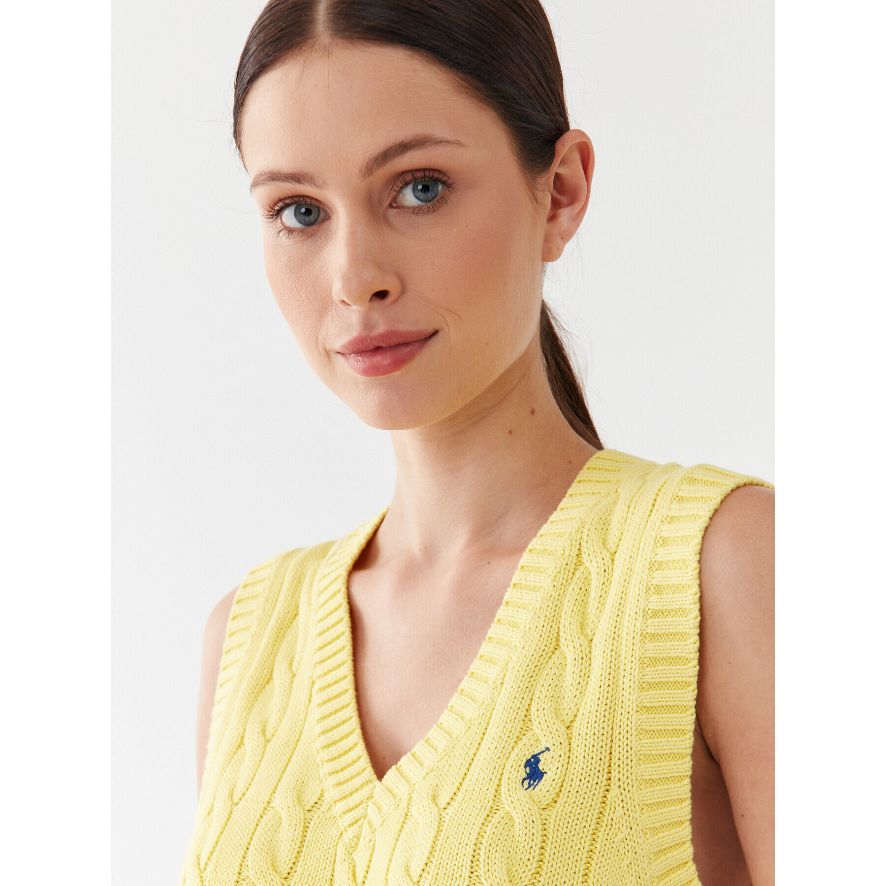 Polo Ralph Lauren Пуловер 211906205002 Жълт Regular Fit - Pepit.bg