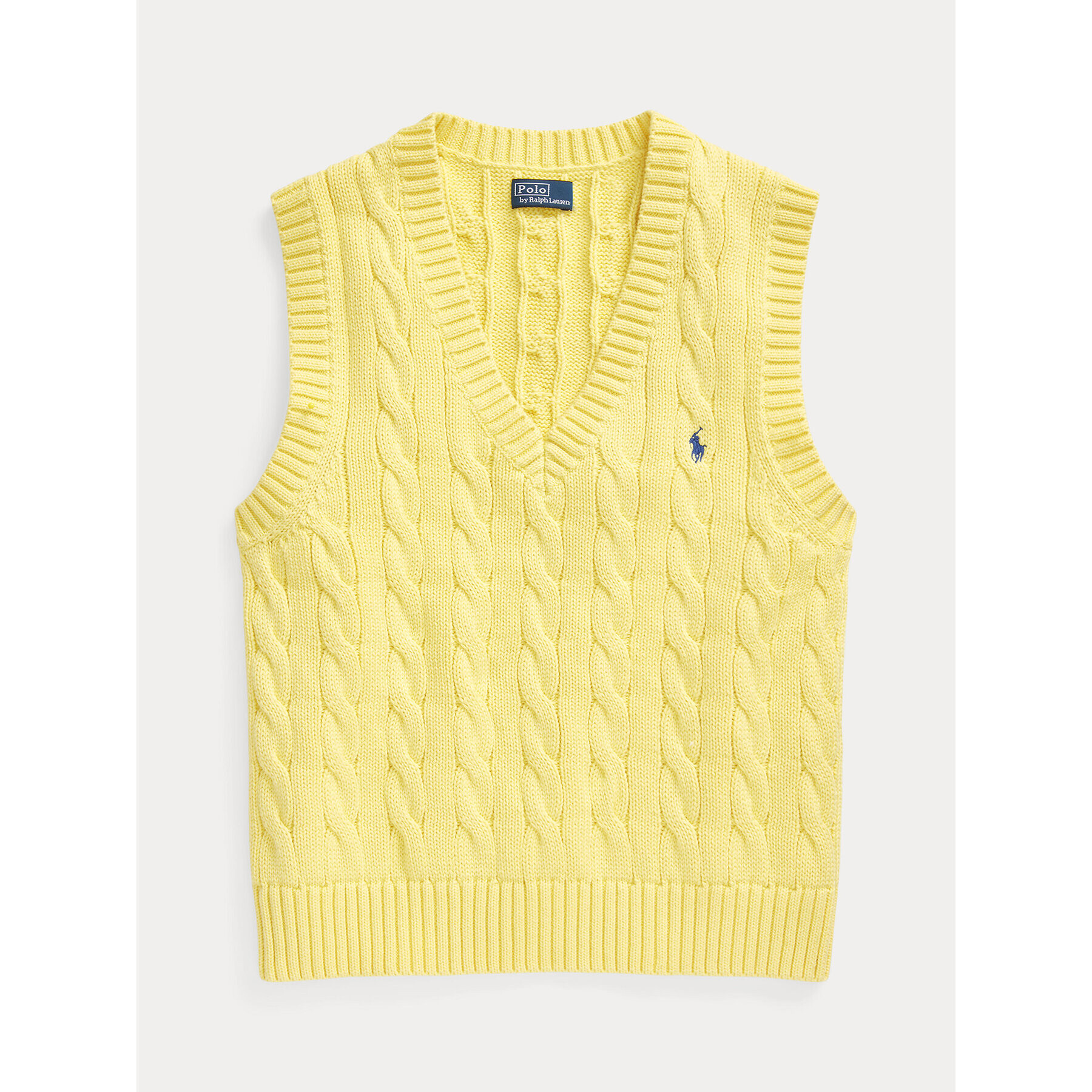 Polo Ralph Lauren Пуловер 211906205002 Жълт Regular Fit - Pepit.bg