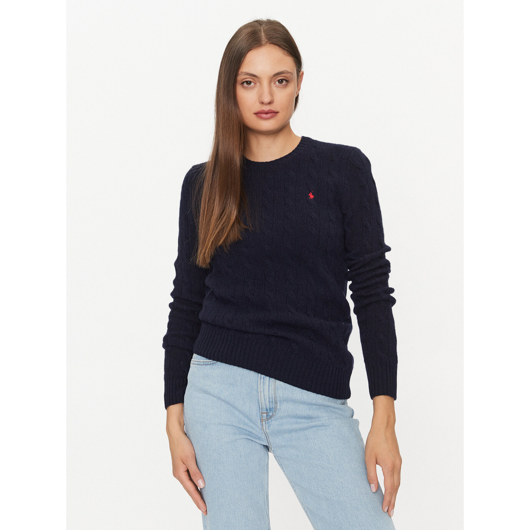 Polo Ralph Lauren Пуловер 211910421003 Син Regular Fit - Pepit.bg