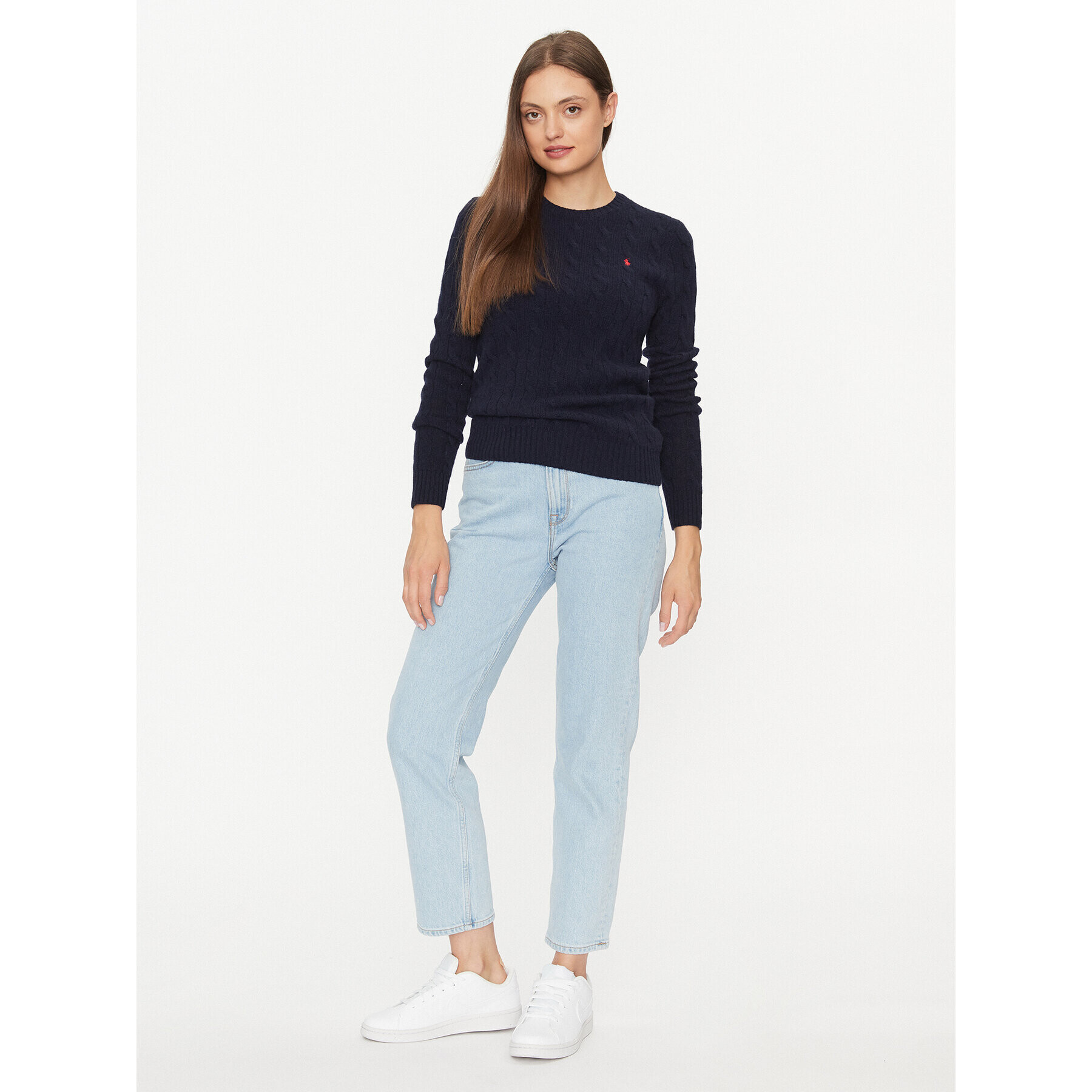 Polo Ralph Lauren Пуловер 211910421003 Син Regular Fit - Pepit.bg