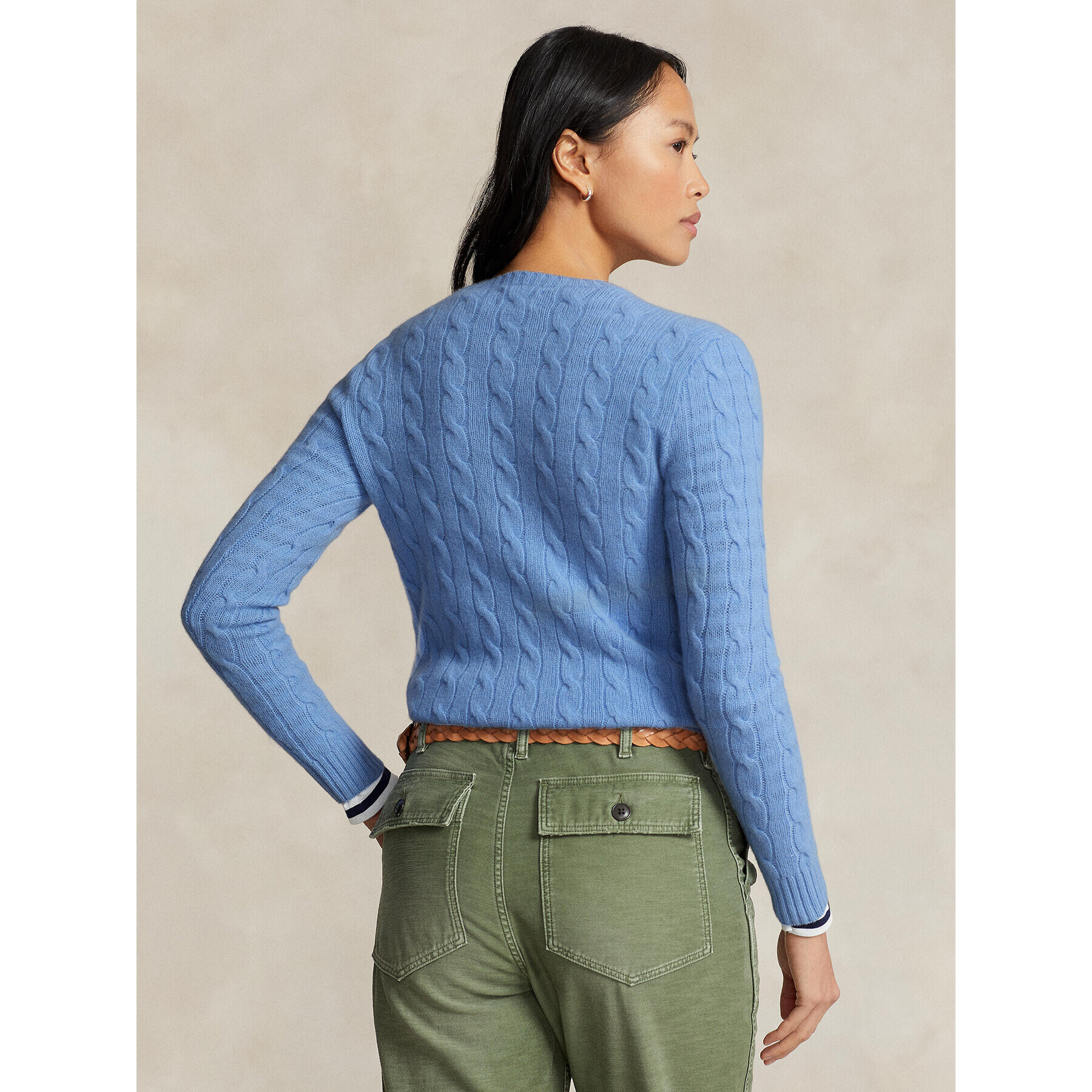 Polo Ralph Lauren Пуловер 211910421004 Син Regular Fit - Pepit.bg