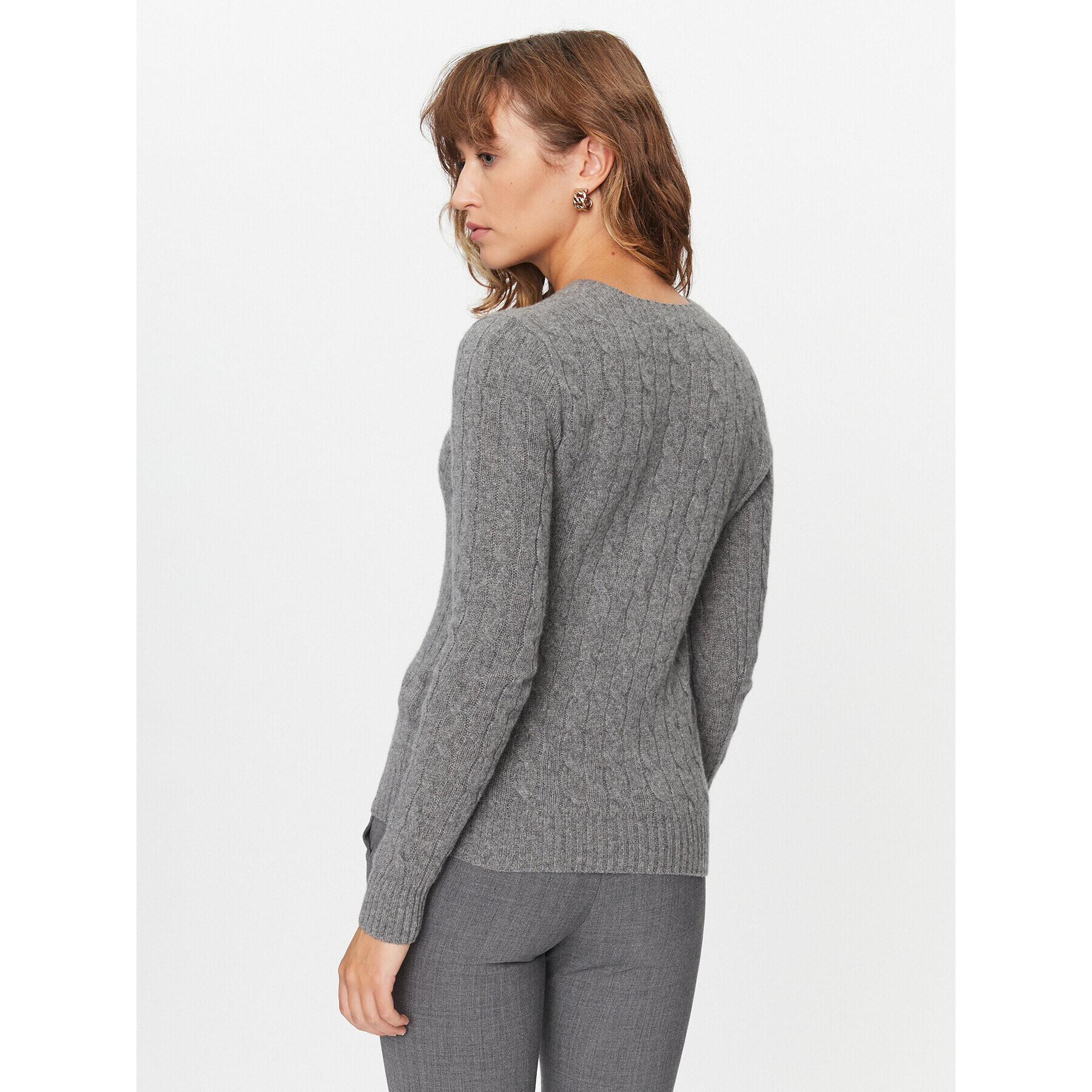 Polo Ralph Lauren Пуловер 211910421013 Сив Regular Fit - Pepit.bg