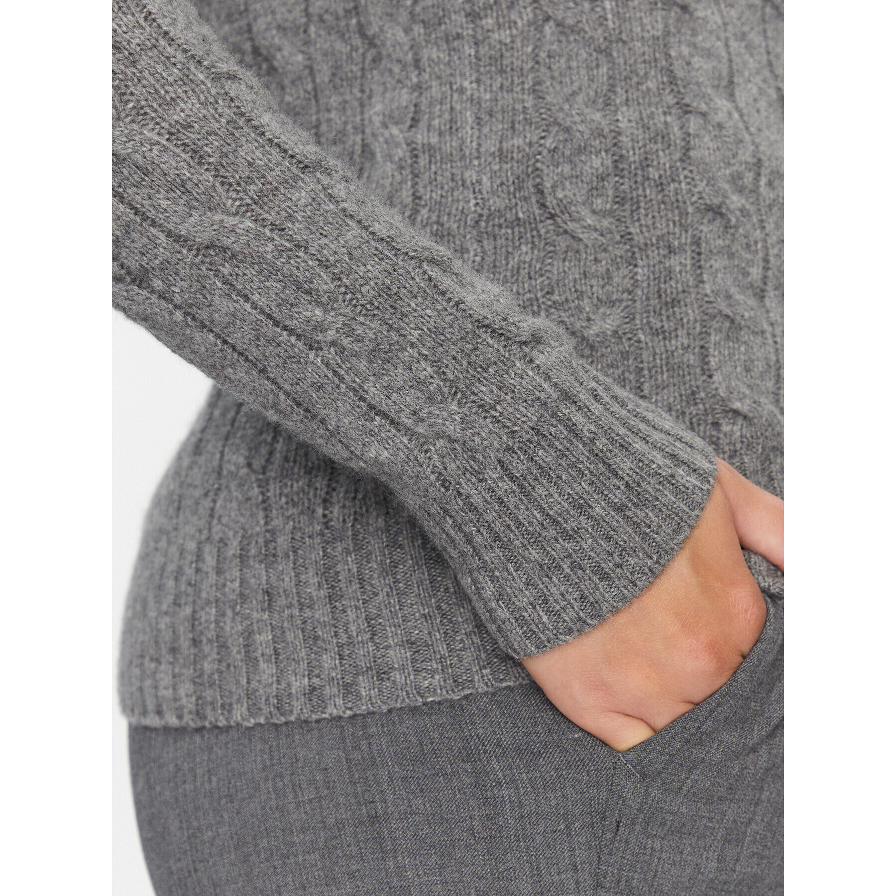 Polo Ralph Lauren Пуловер 211910421013 Сив Regular Fit - Pepit.bg