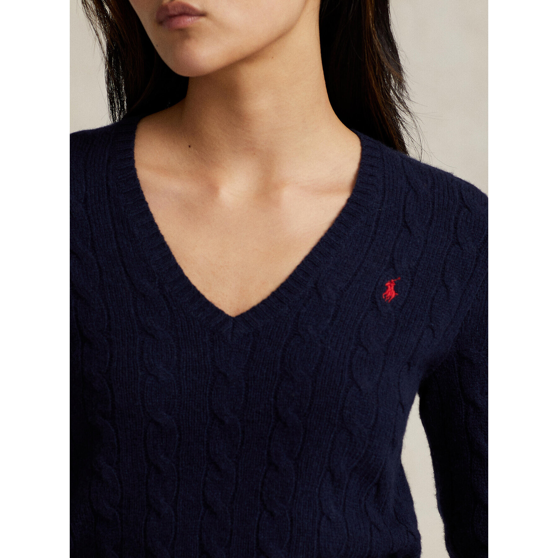 Polo Ralph Lauren Пуловер 211910422003 Син Regular Fit - Pepit.bg