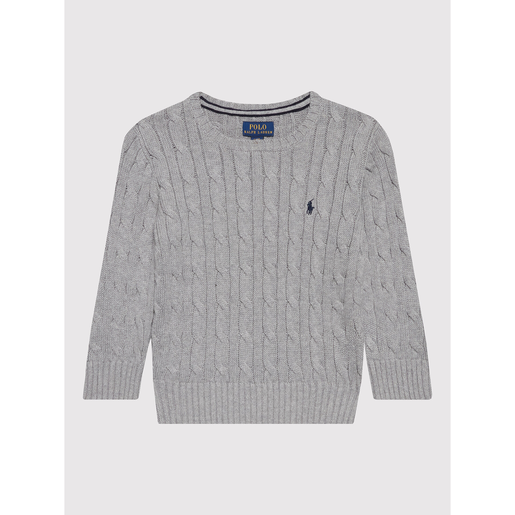 Polo Ralph Lauren Пуловер 321702674041 Сив Regular Fit - Pepit.bg