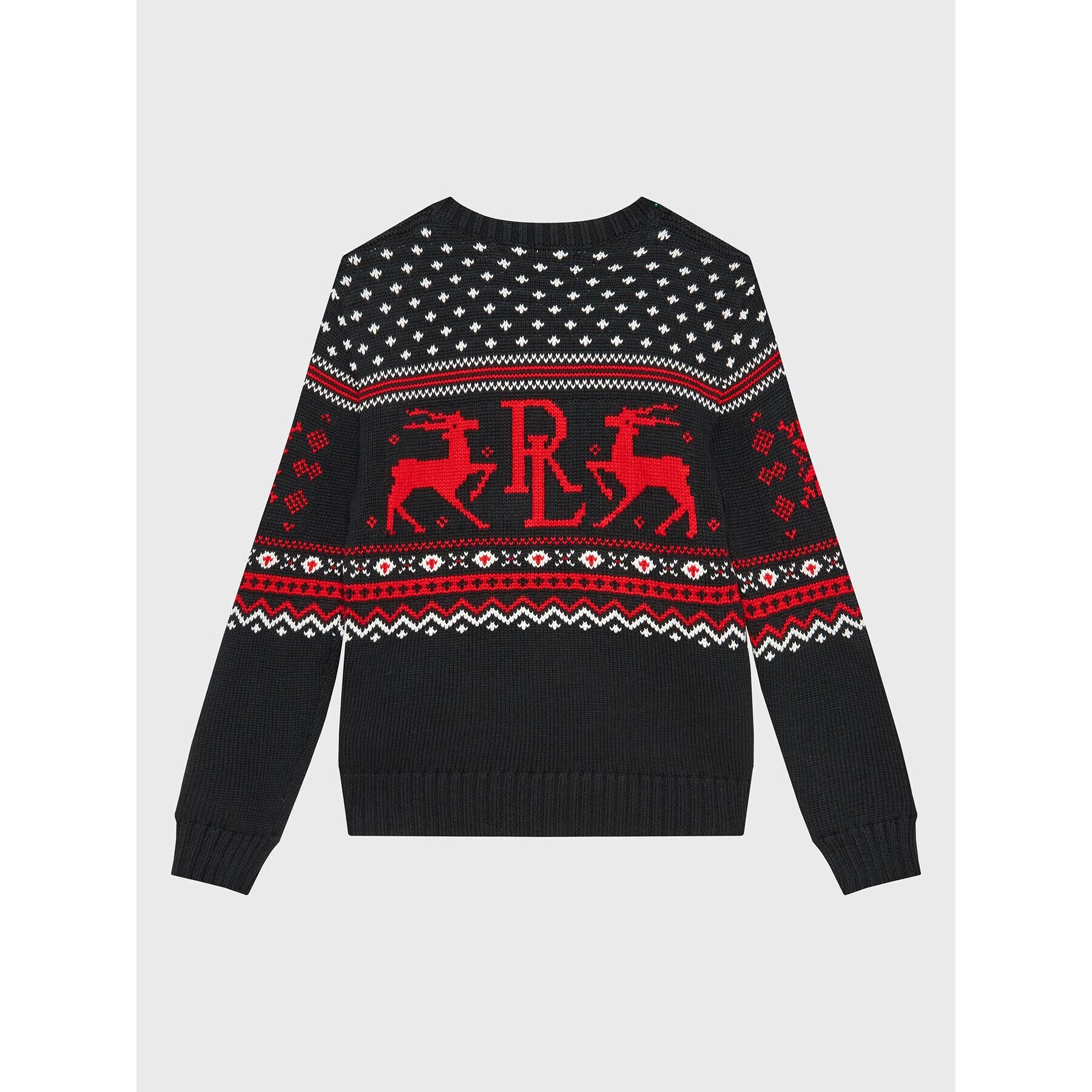 Polo Ralph Lauren Пуловер 322877759001 Черен Regular Fit - Pepit.bg
