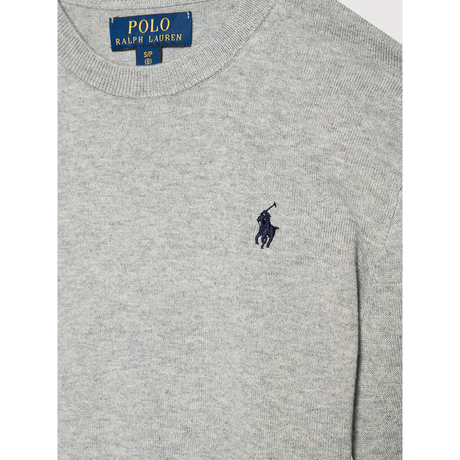Polo Ralph Lauren Пуловер 323799887011 Сив Regular Fit - Pepit.bg
