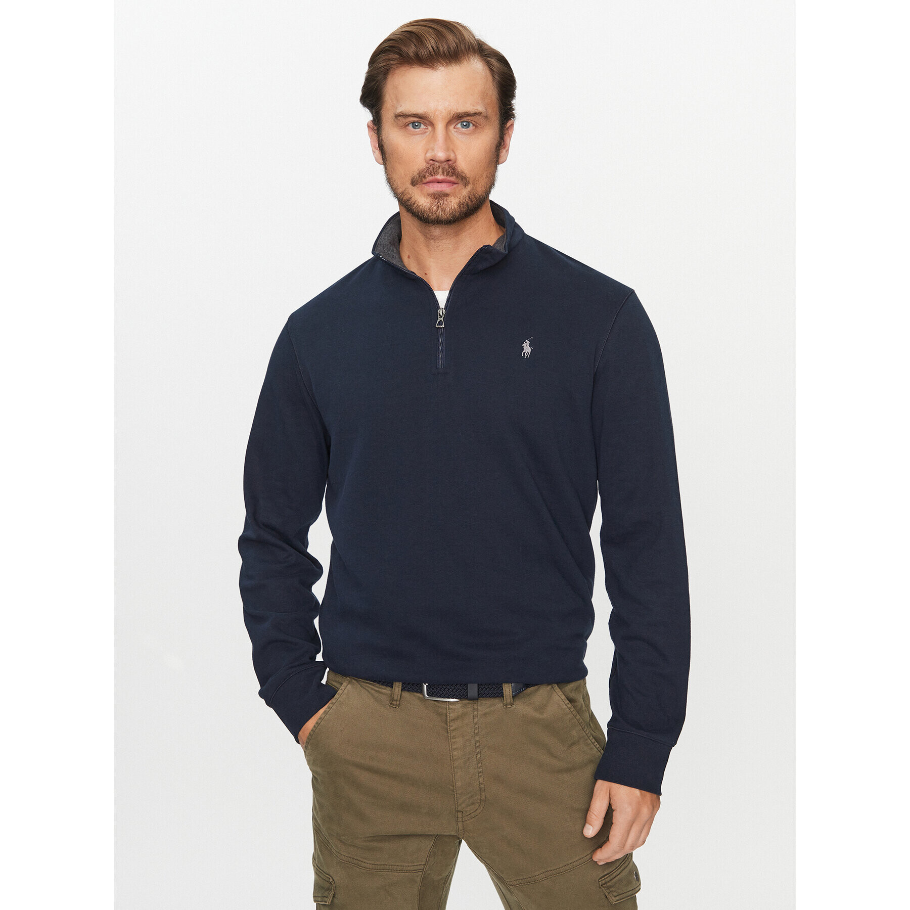 Polo Ralph Lauren Пуловер 710812963003 Тъмносин Regular Fit - Pepit.bg