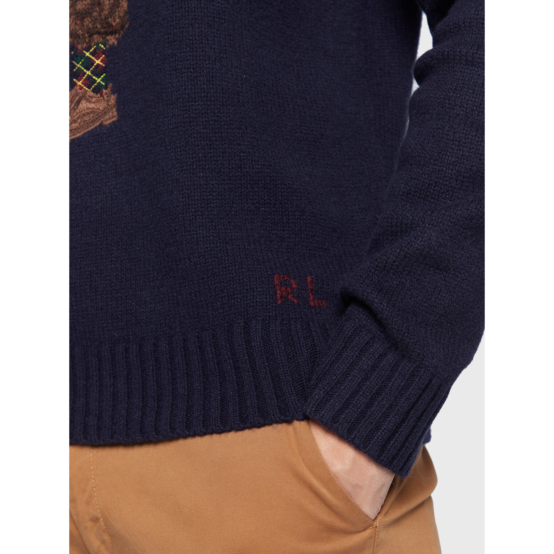 Polo Ralph Lauren Пуловер 710876521 Тъмносин Regular Fit - Pepit.bg