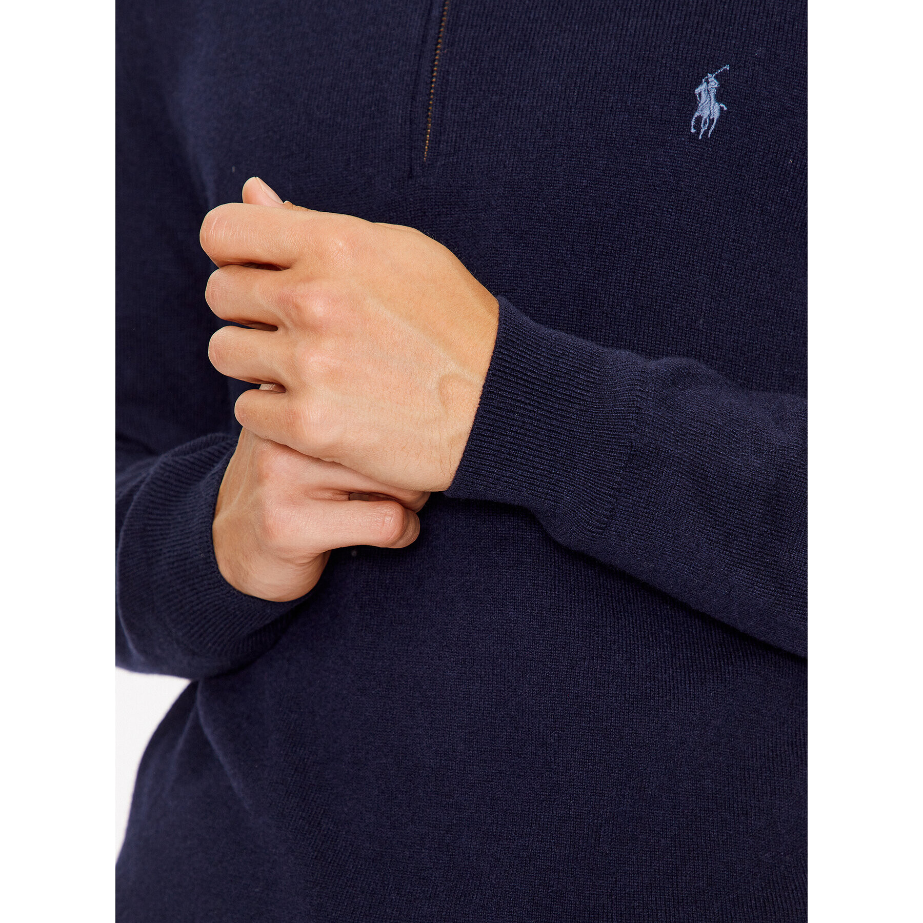 Polo Ralph Lauren Пуловер 710876756001 Тъмносин Regular Fit - Pepit.bg