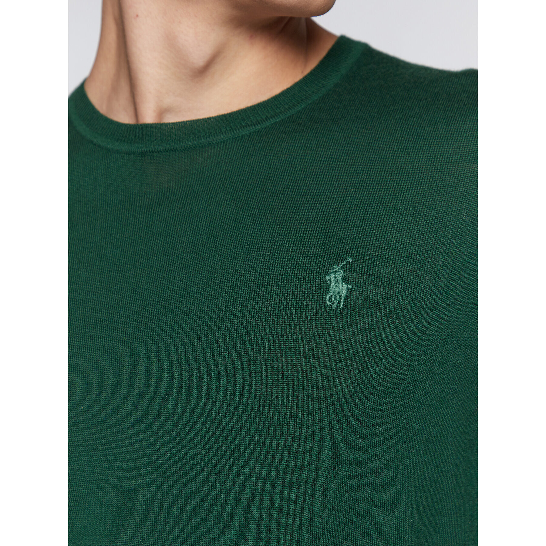 Polo Ralph Lauren Пуловер 710876846004 Зелен Slim Fit - Pepit.bg