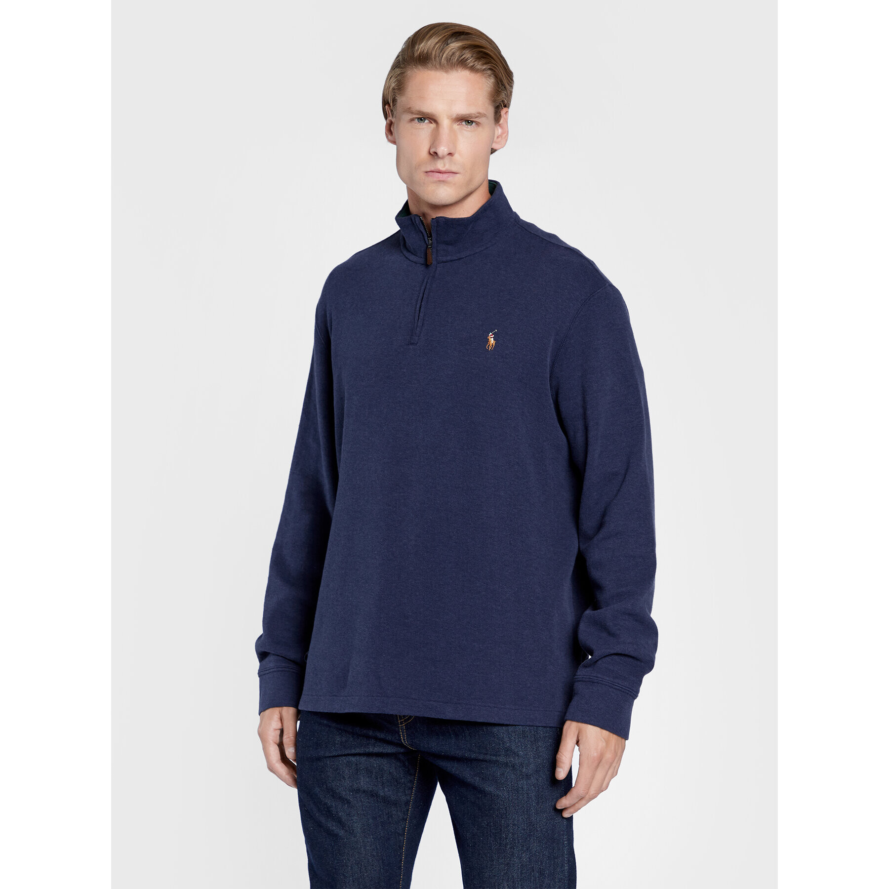 Polo Ralph Lauren Пуловер 710877001004 Тъмносин Regular Fit - Pepit.bg